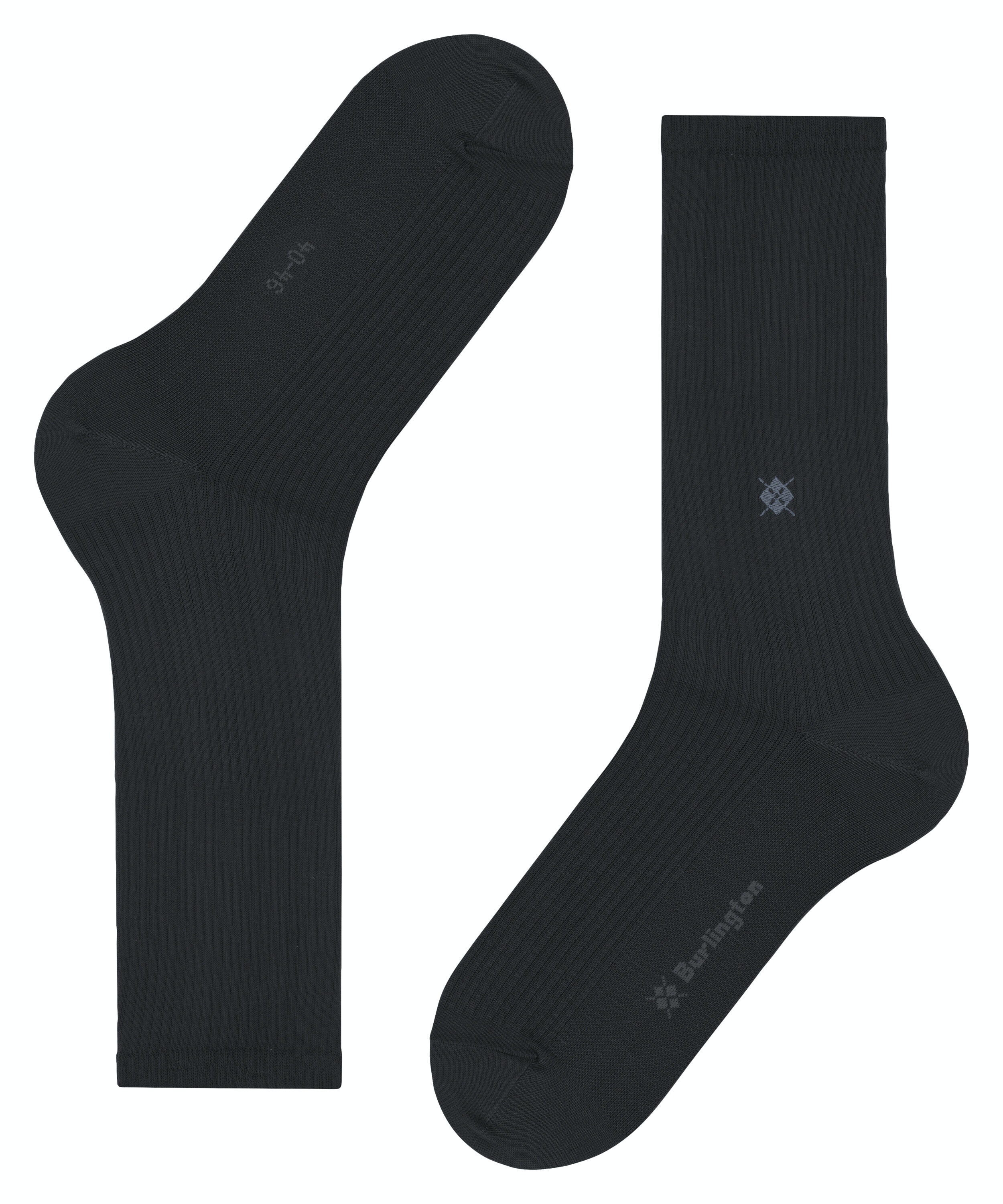 Burlington Boston herensokken, zwart (black)