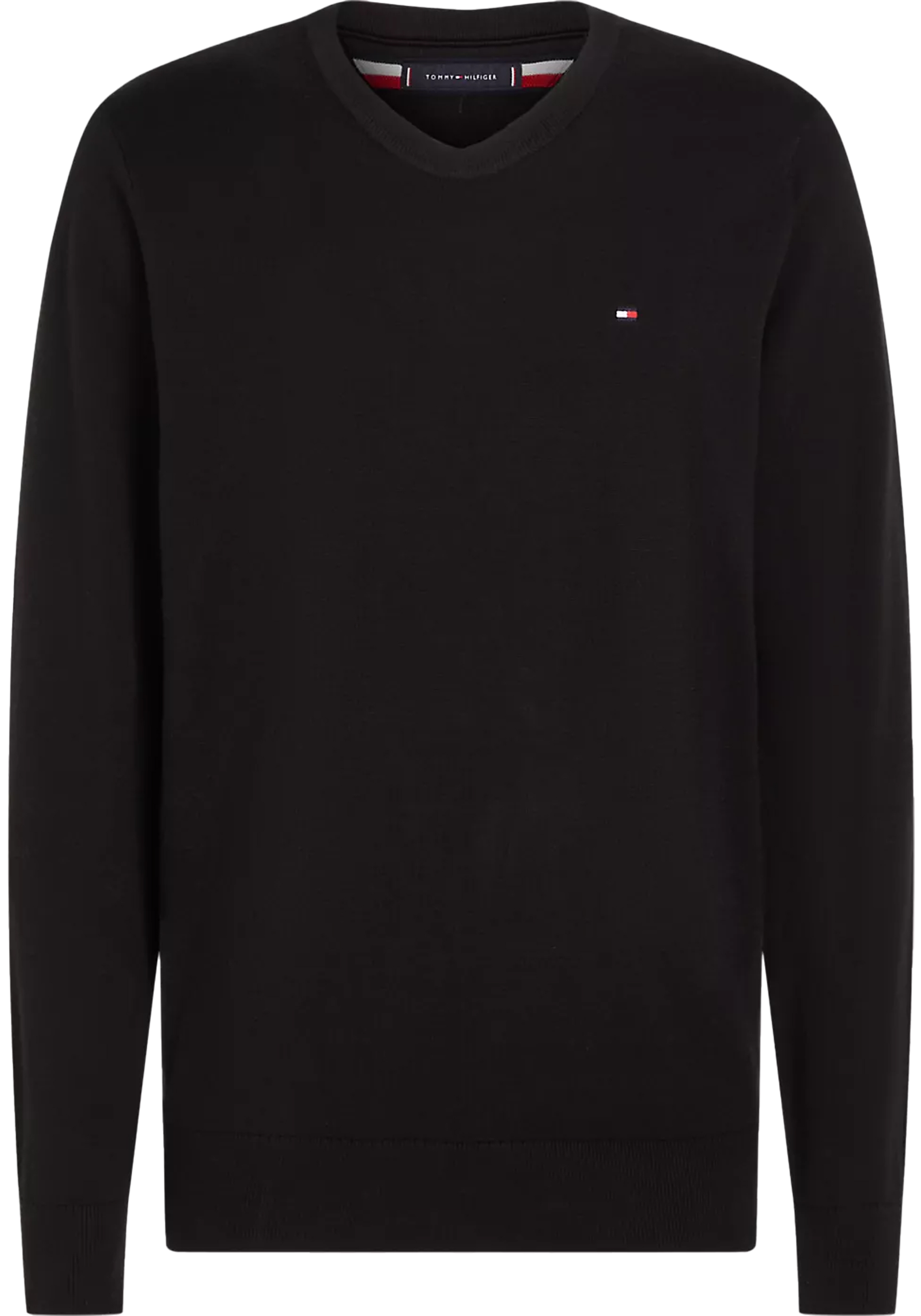 Tommy Hilfiger heren pullover katoen, zwart
