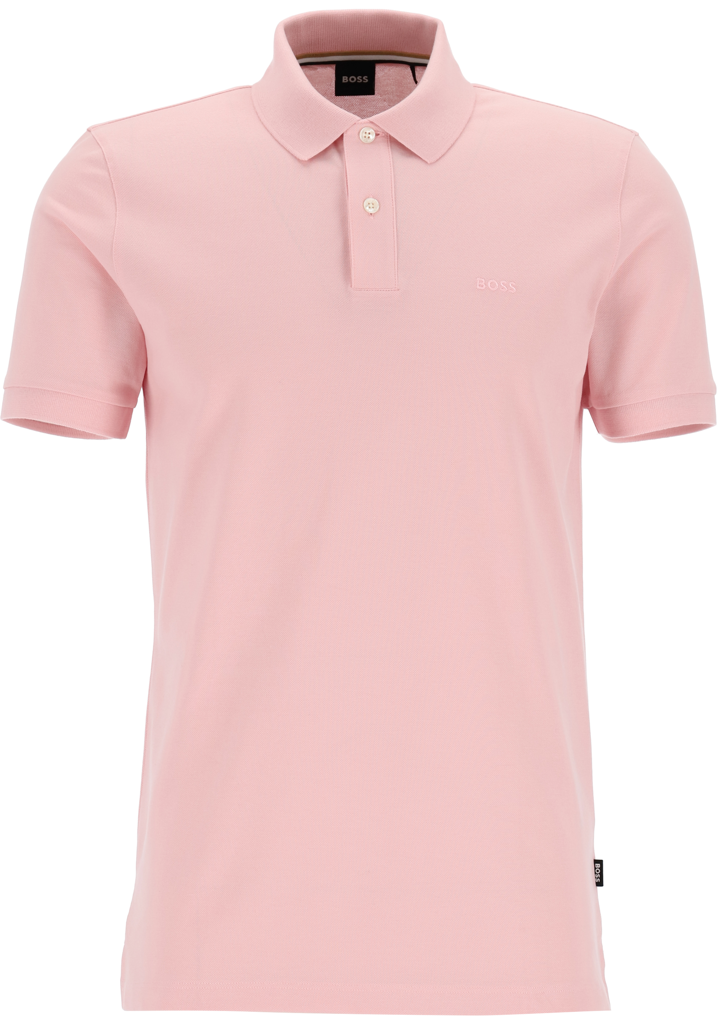 BOSS Pallas regular fit polo, pique, lichtroze