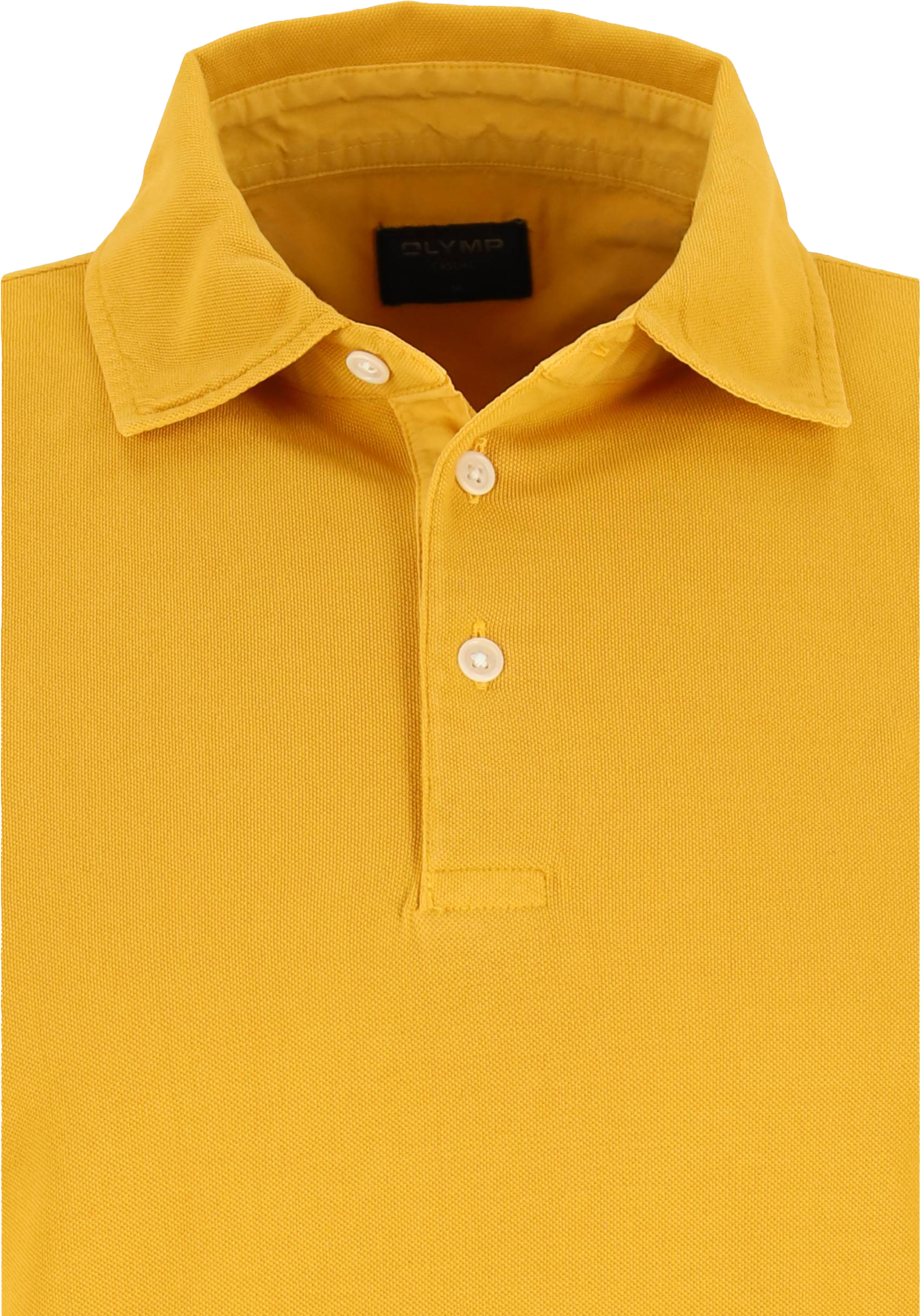 OLYMP Polo Casual, modern fit polo, mais geel