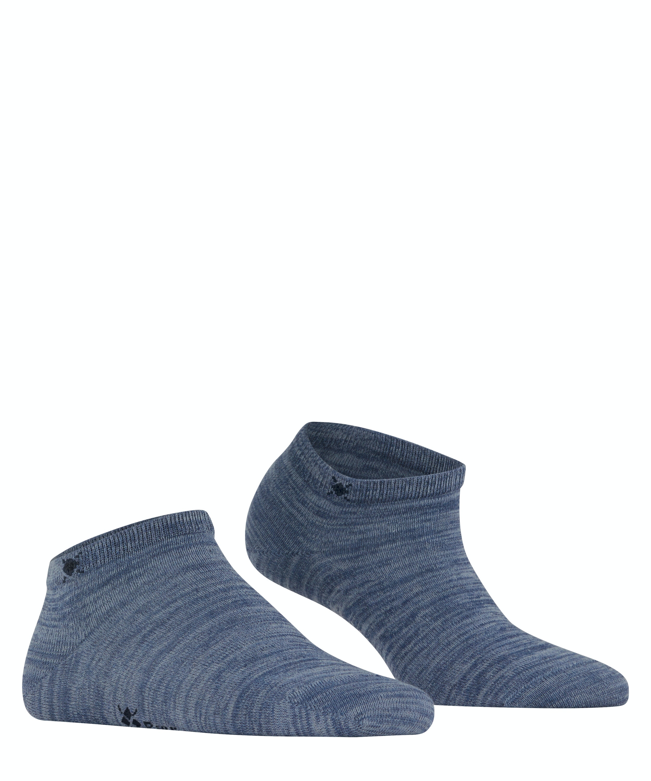 Burlington Soho Vibes dames sneakersokken, blauw (light jeans)