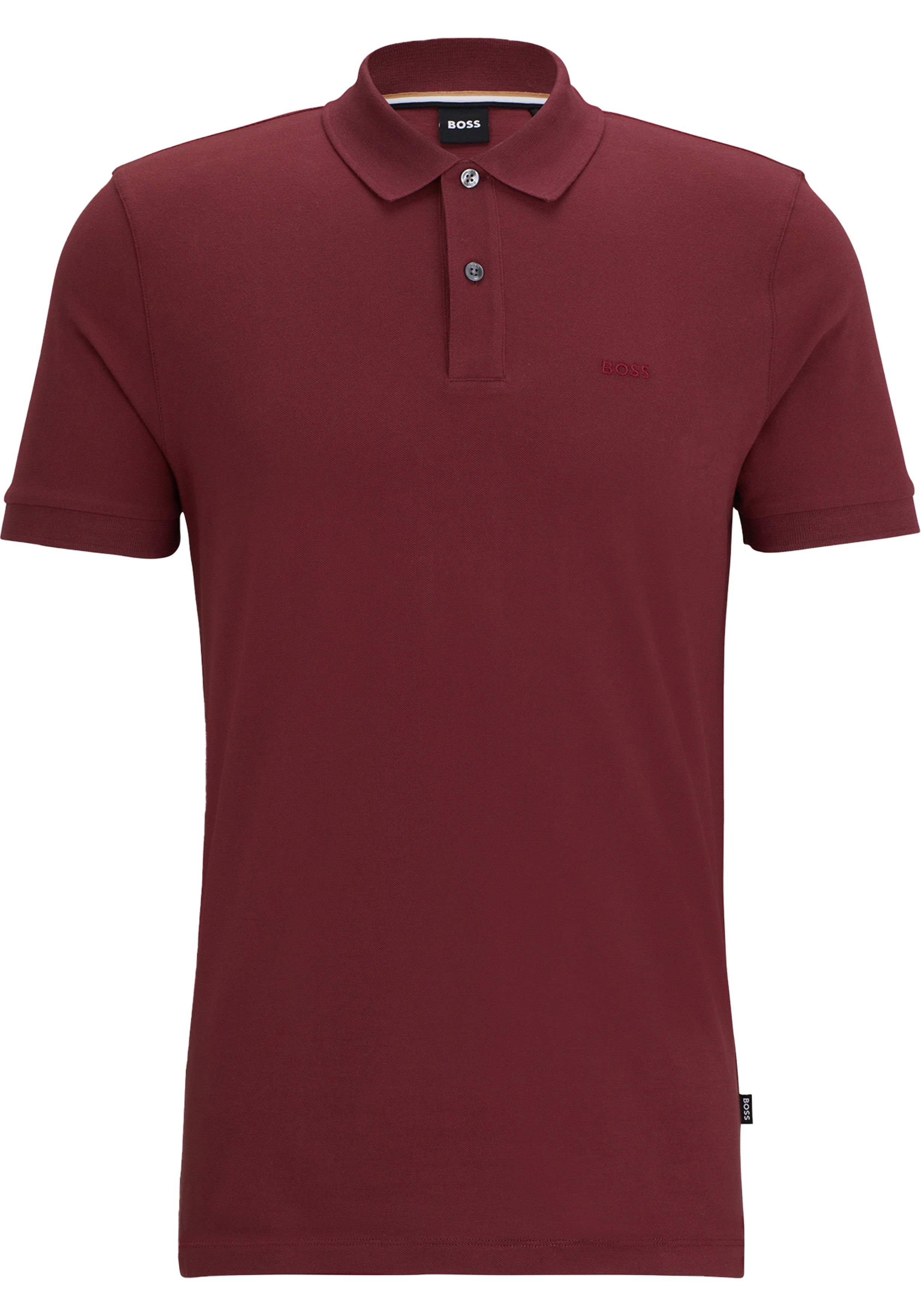 BOSS Pallas regular fit polo, pique, rood