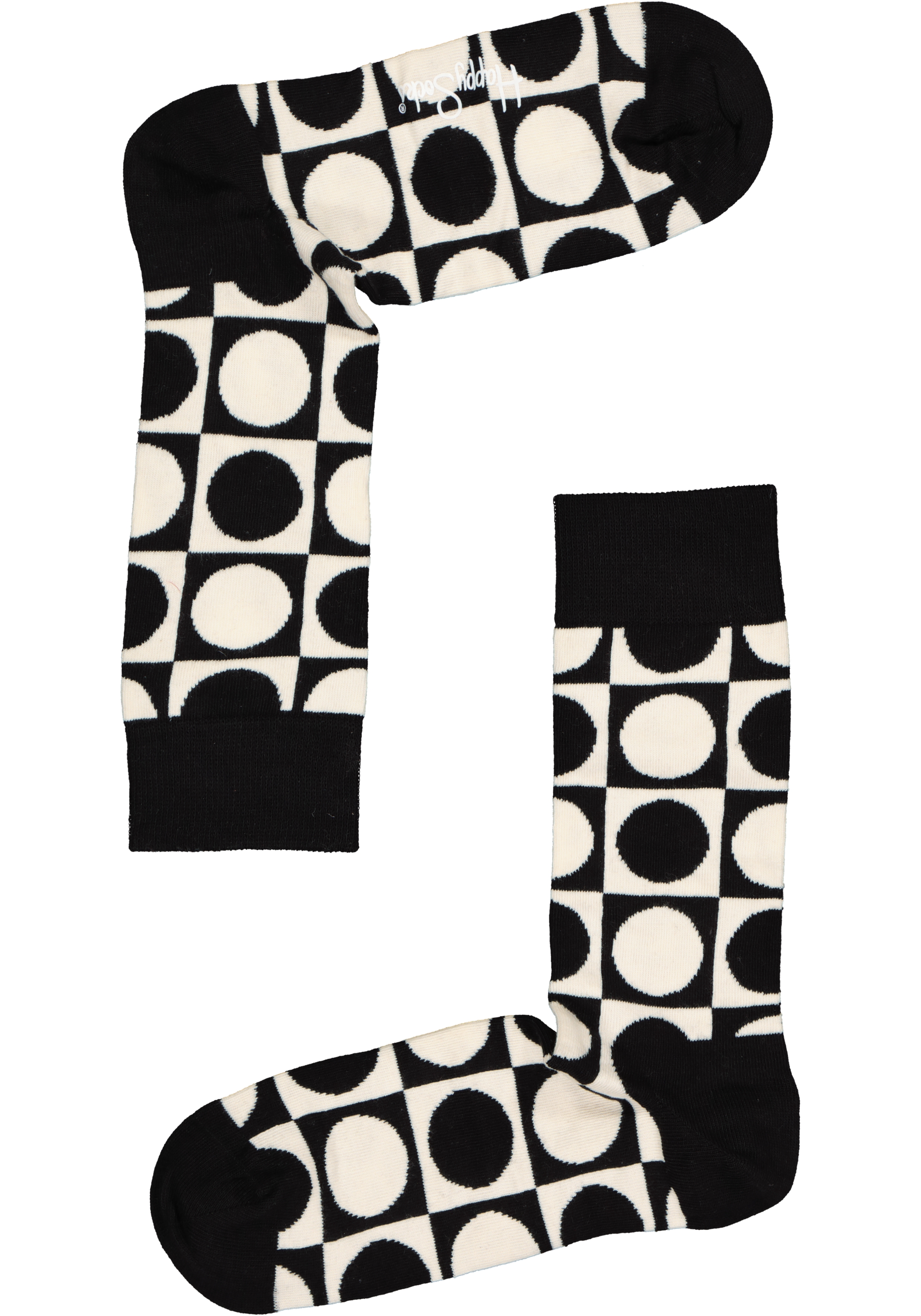 Happy Socks Black & White Socks Gift Set (4-pack)