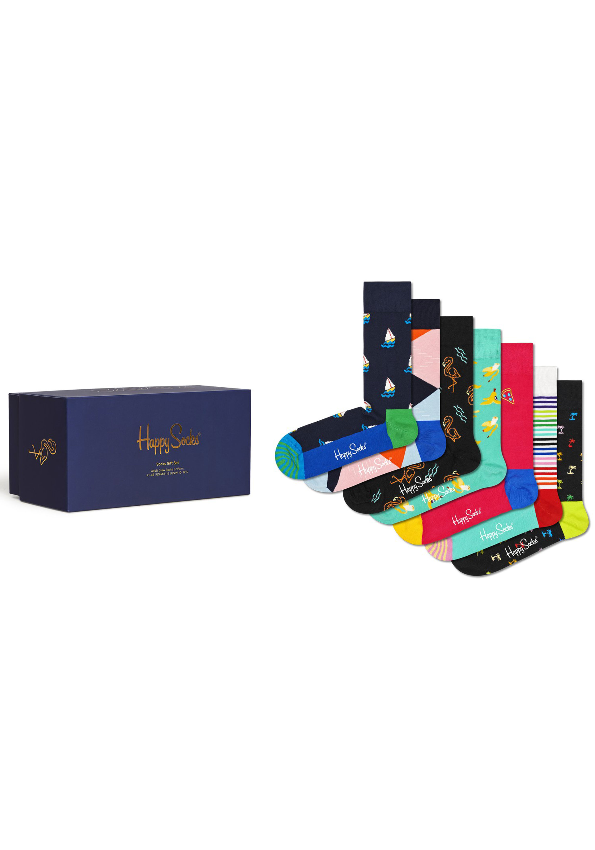 Happy Socks 7 Days Socks Gift Set (7-pack), unisex sokken in cadeauverpakking