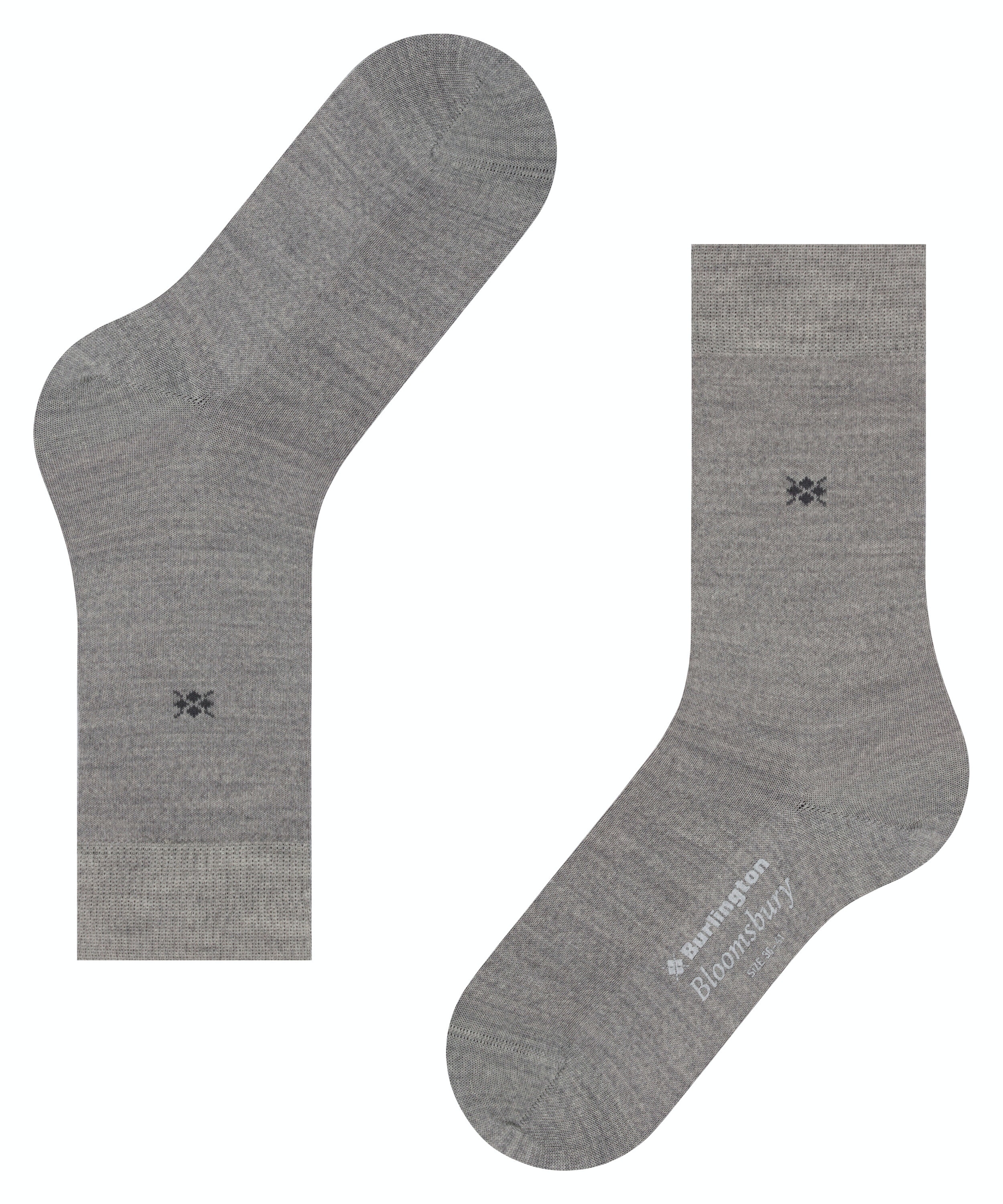 Burlington Bloomsbury damessokken, grijs (light grey)