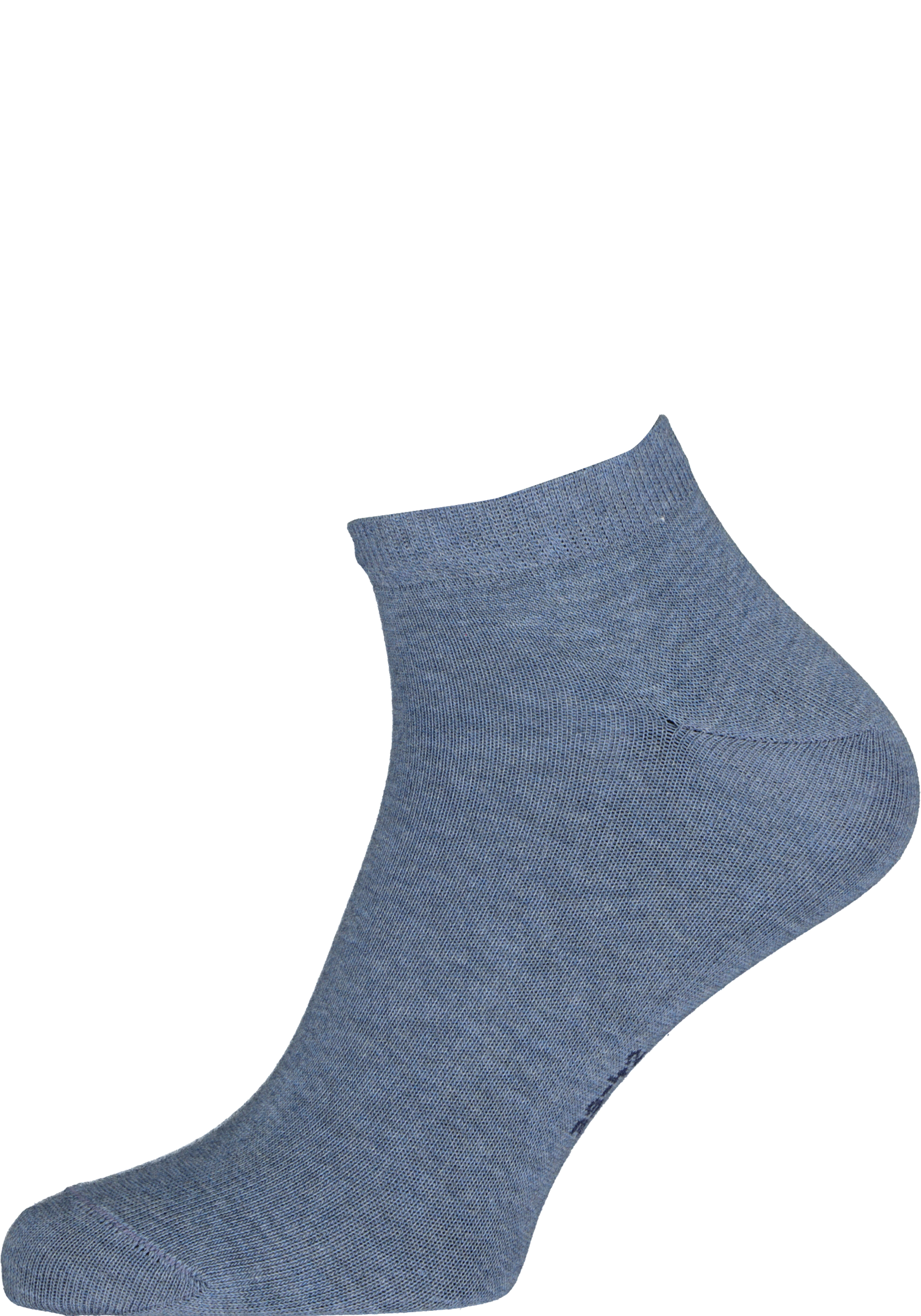 FALKE Happy heren enkelsokken (2-pack), jeansblauw (light denim)