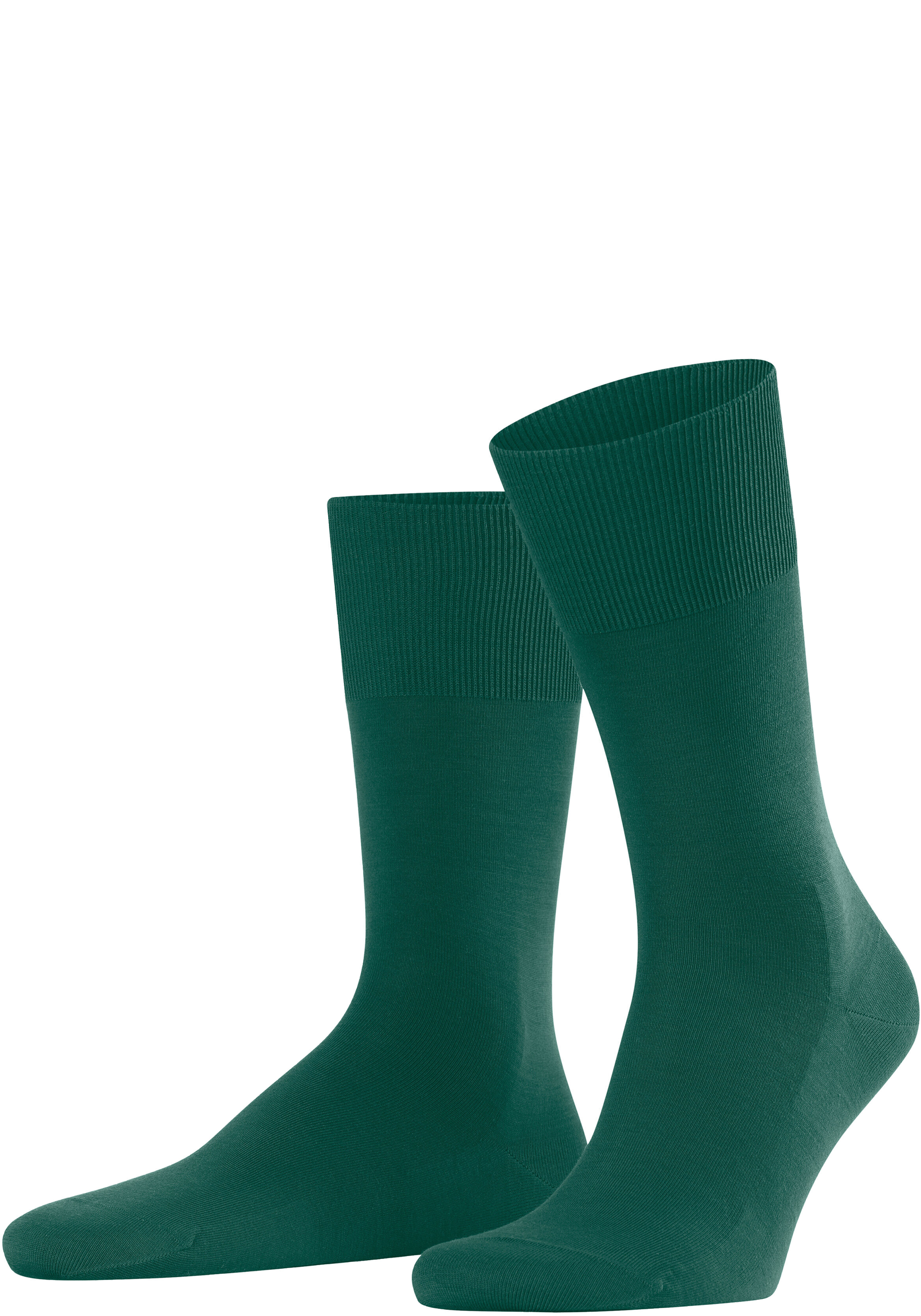 FALKE ClimaWool herensokken, groen (emerald)