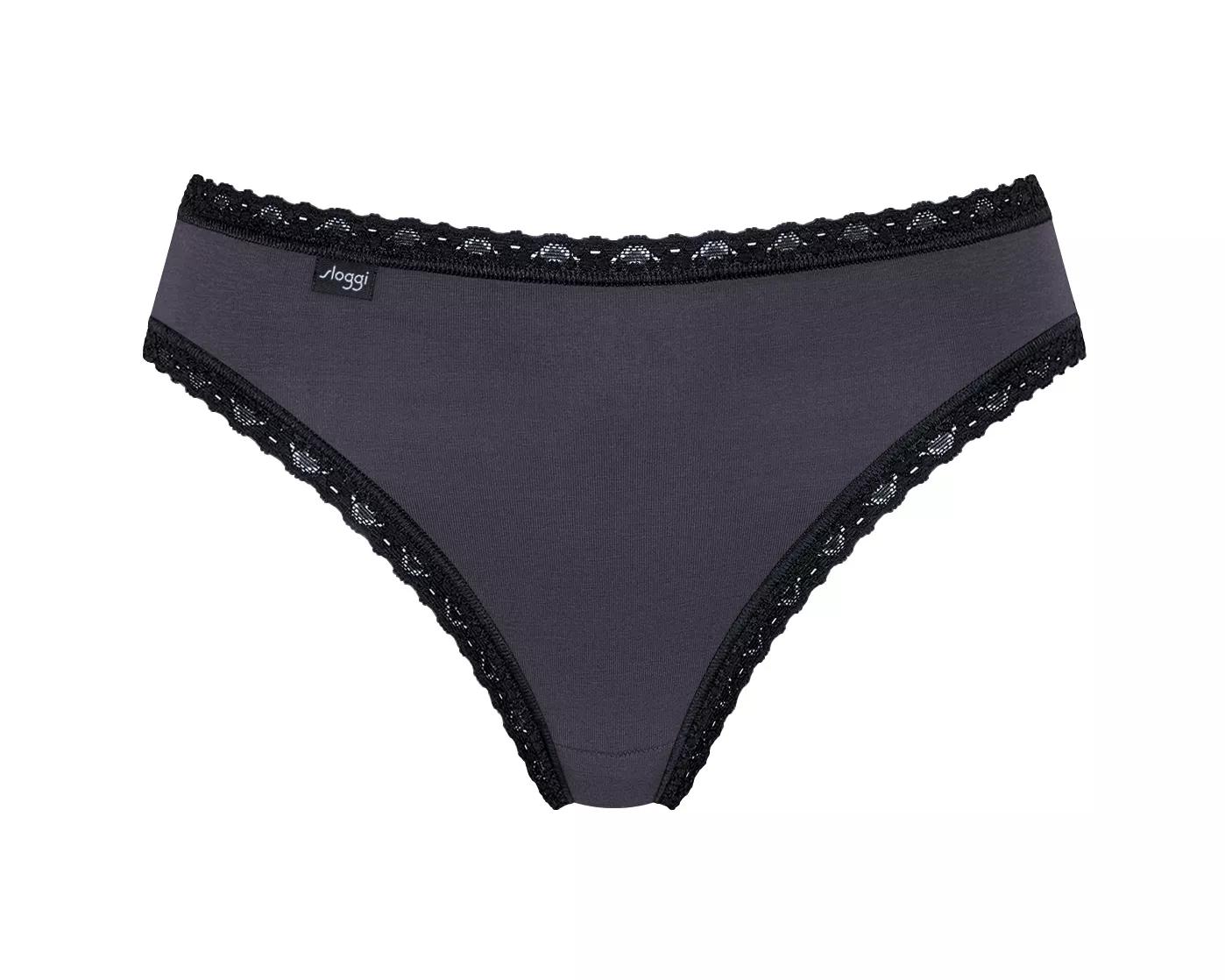Sloggi Women 24/7 Weekend Tai (3-pack), dames slip, zwart