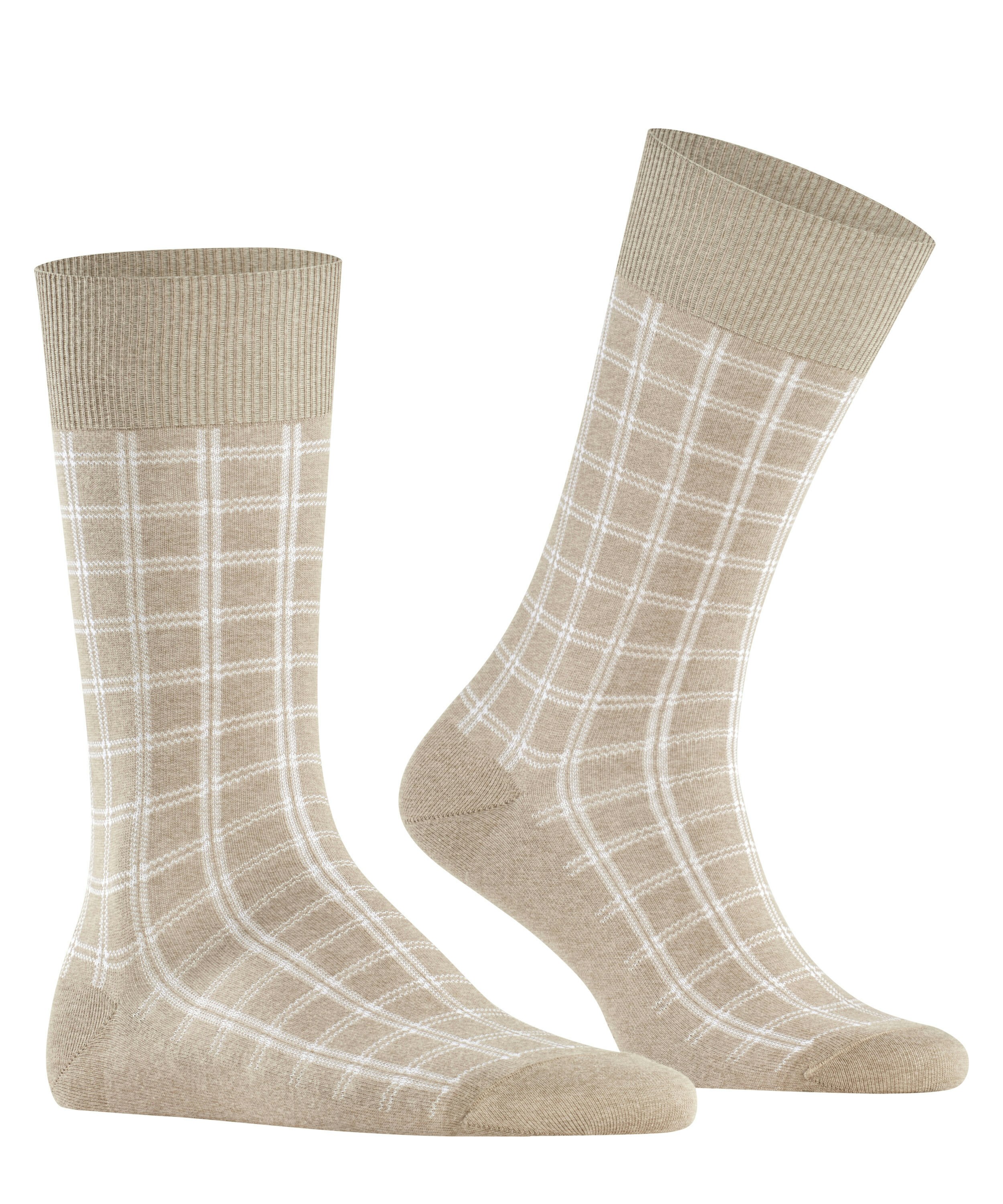 FALKE Modern Tailor herensokken, beige melange (pebble melangeange)
