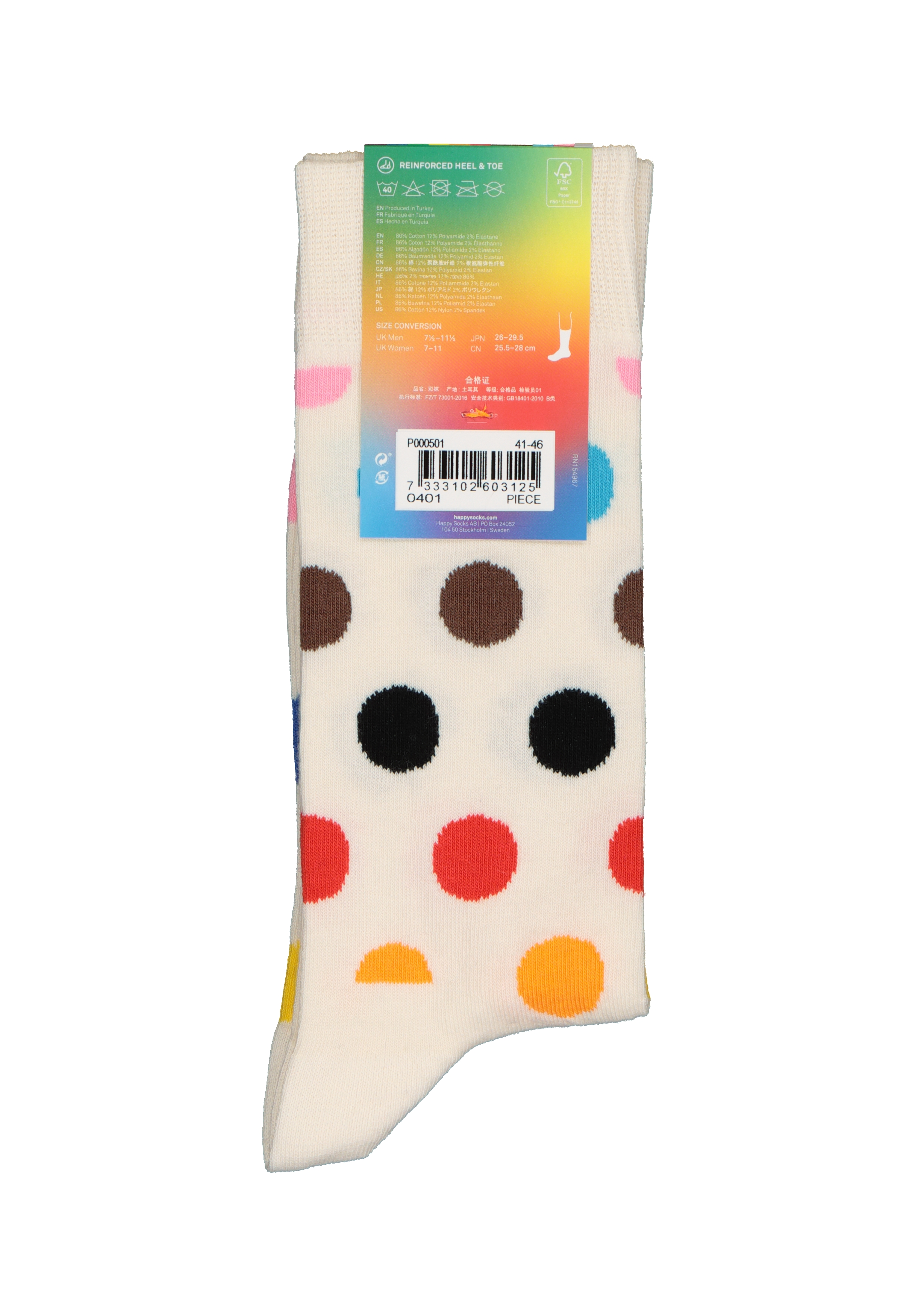 Happy Socks Heart Sokken, Donkerblauw/Roze kopen? | EXPO