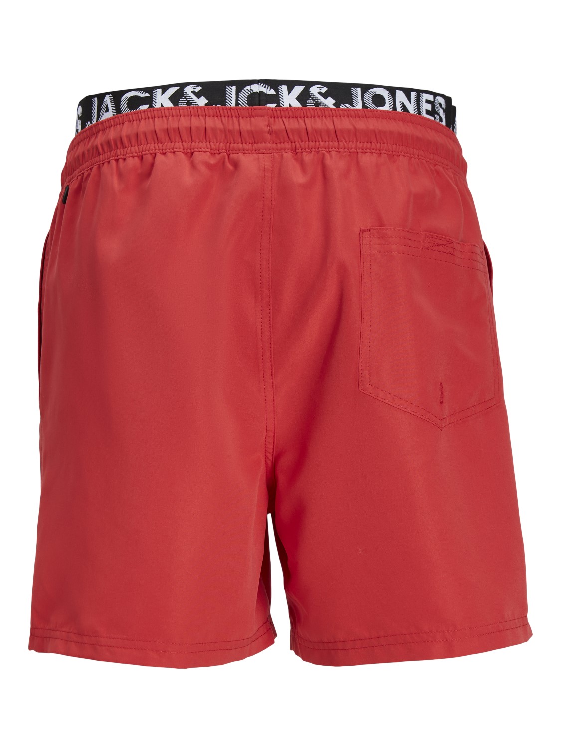 JACK & JONES Fiji Swim Double Waistband regular fit, heren zwembroek, rood
