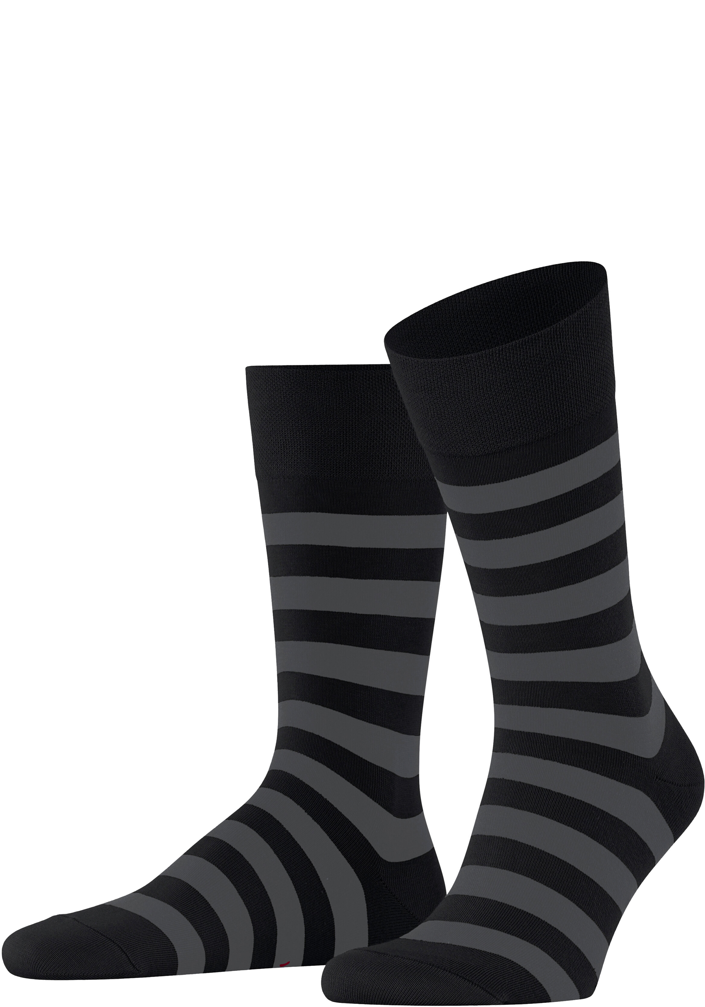 FALKE Sensitive Mapped Line herensokken, zwart (black)
