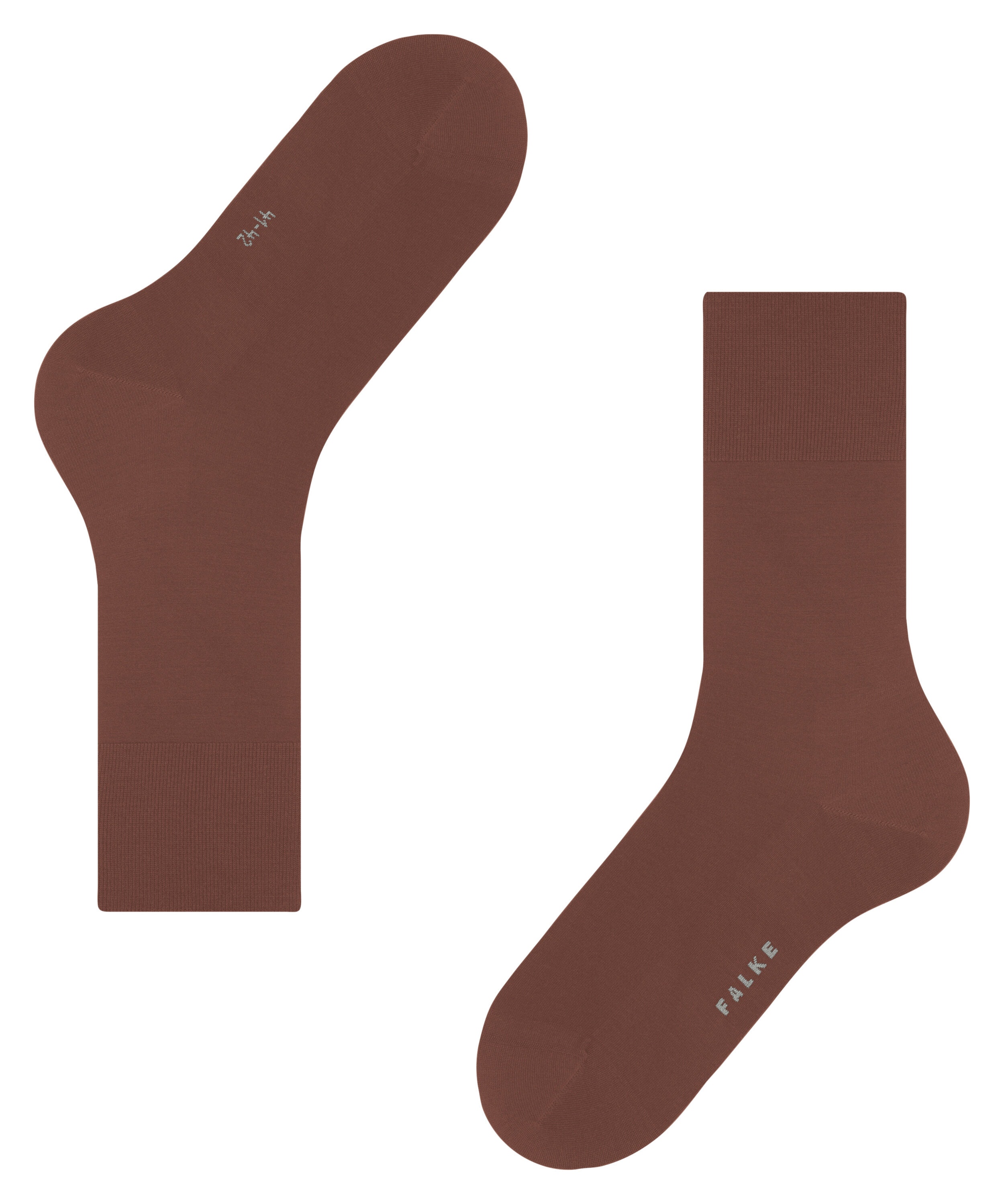 FALKE ClimaWool herensokken, cognac bruin (brandy)
