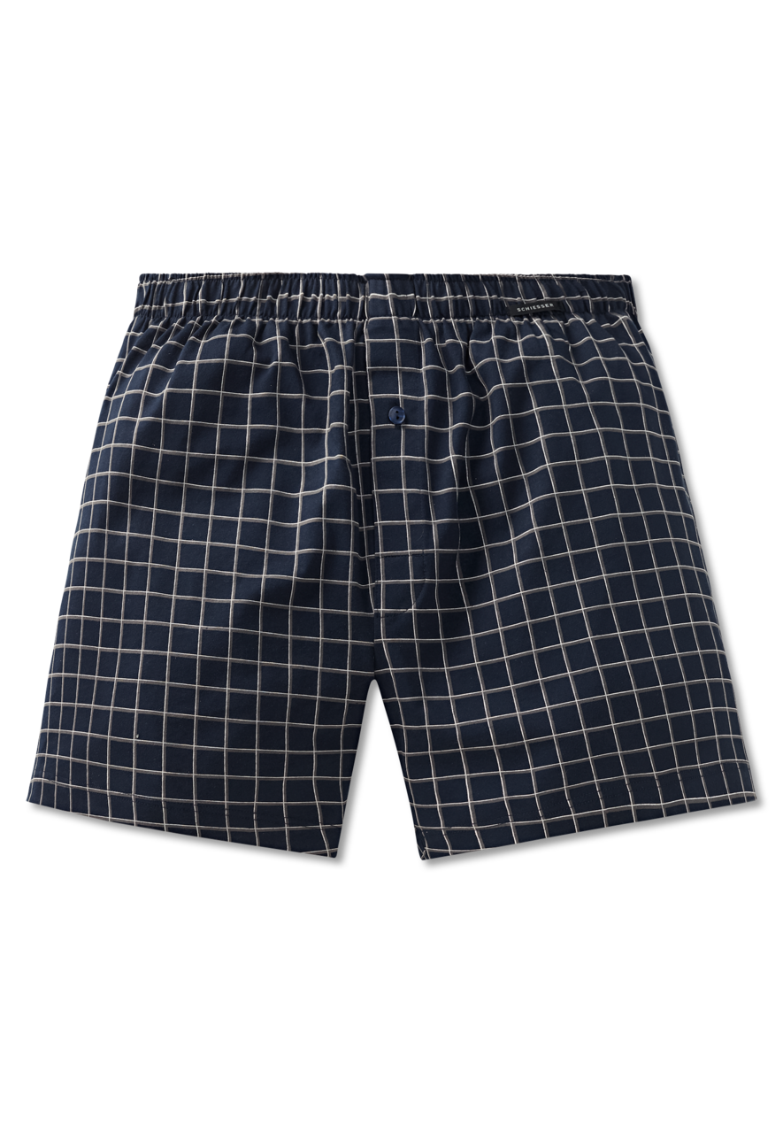 SCHIESSER Dark Sapphire boxer (1-pack), heren boxershort donkerblauw