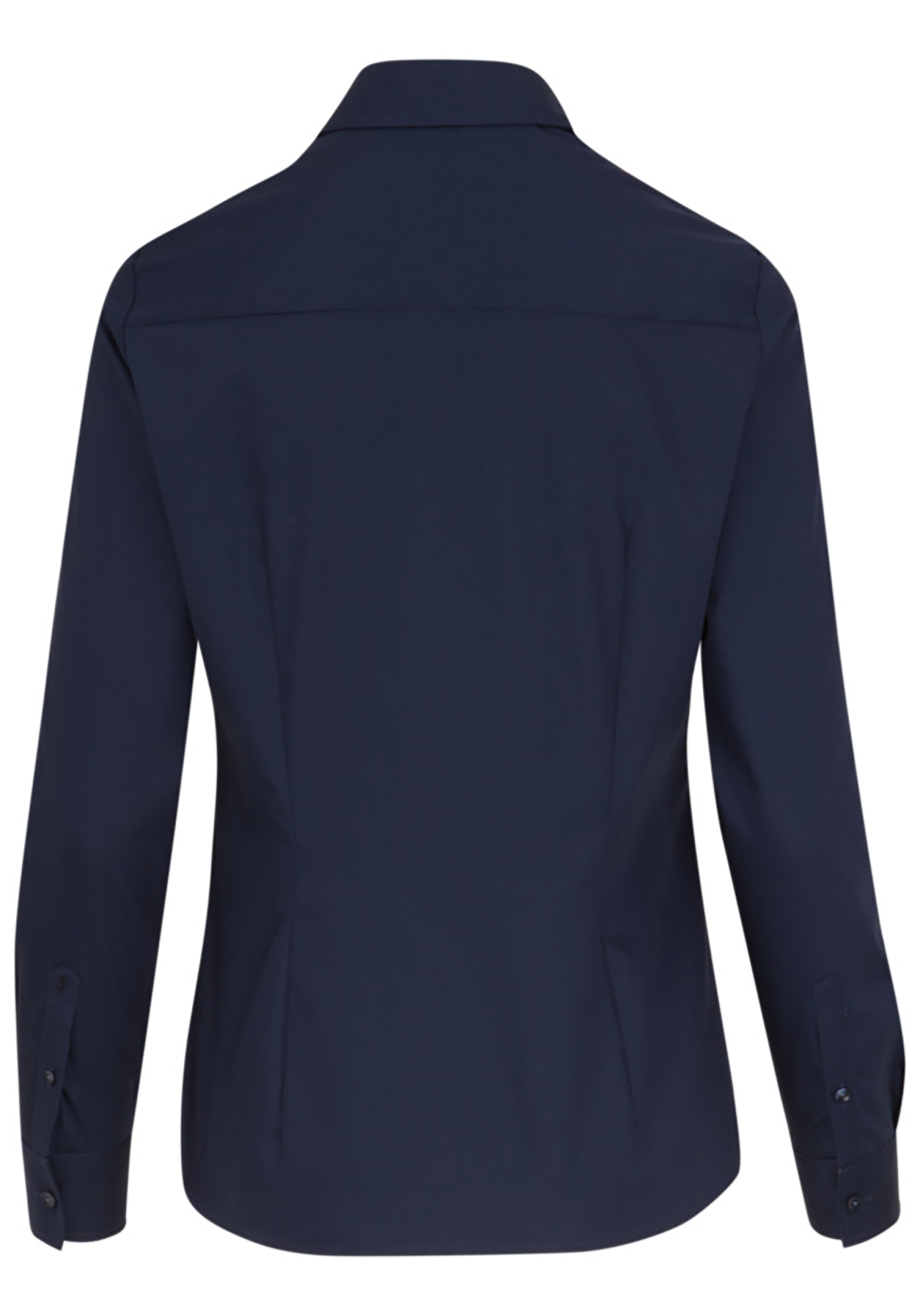 Seidensticker dames blouse regular fit, donkerblauw