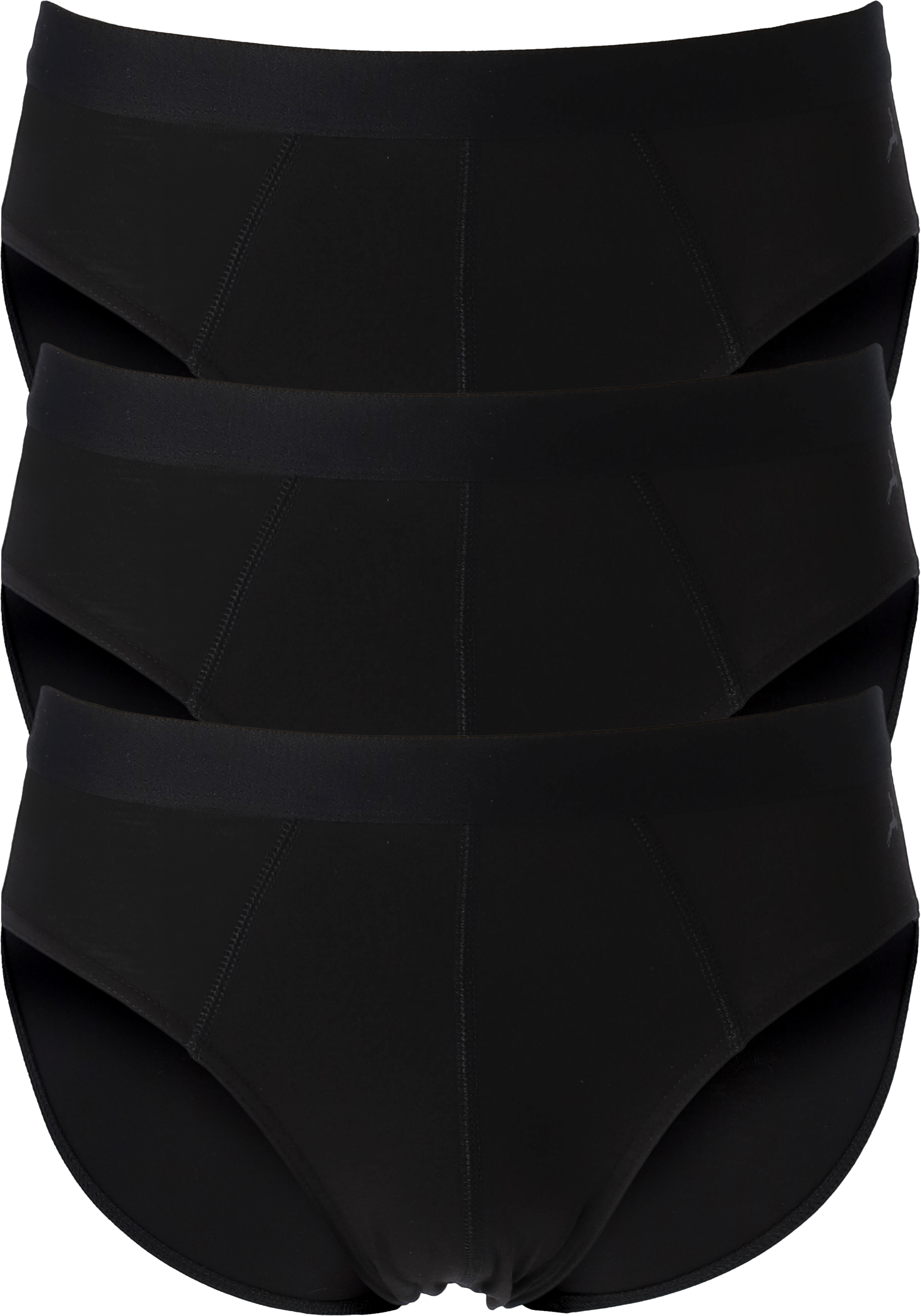 TEN CATE Basics men sportslips (3-pack), heren slips, zwart