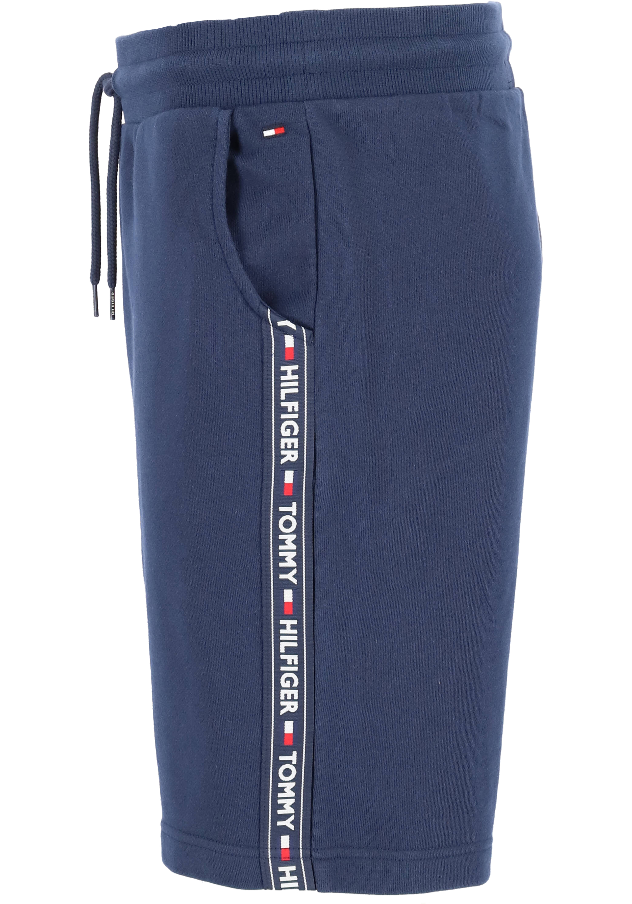 Tommy Hilfiger Authentic short, heren joggingbroek kort, normale dikte, donkerblauw