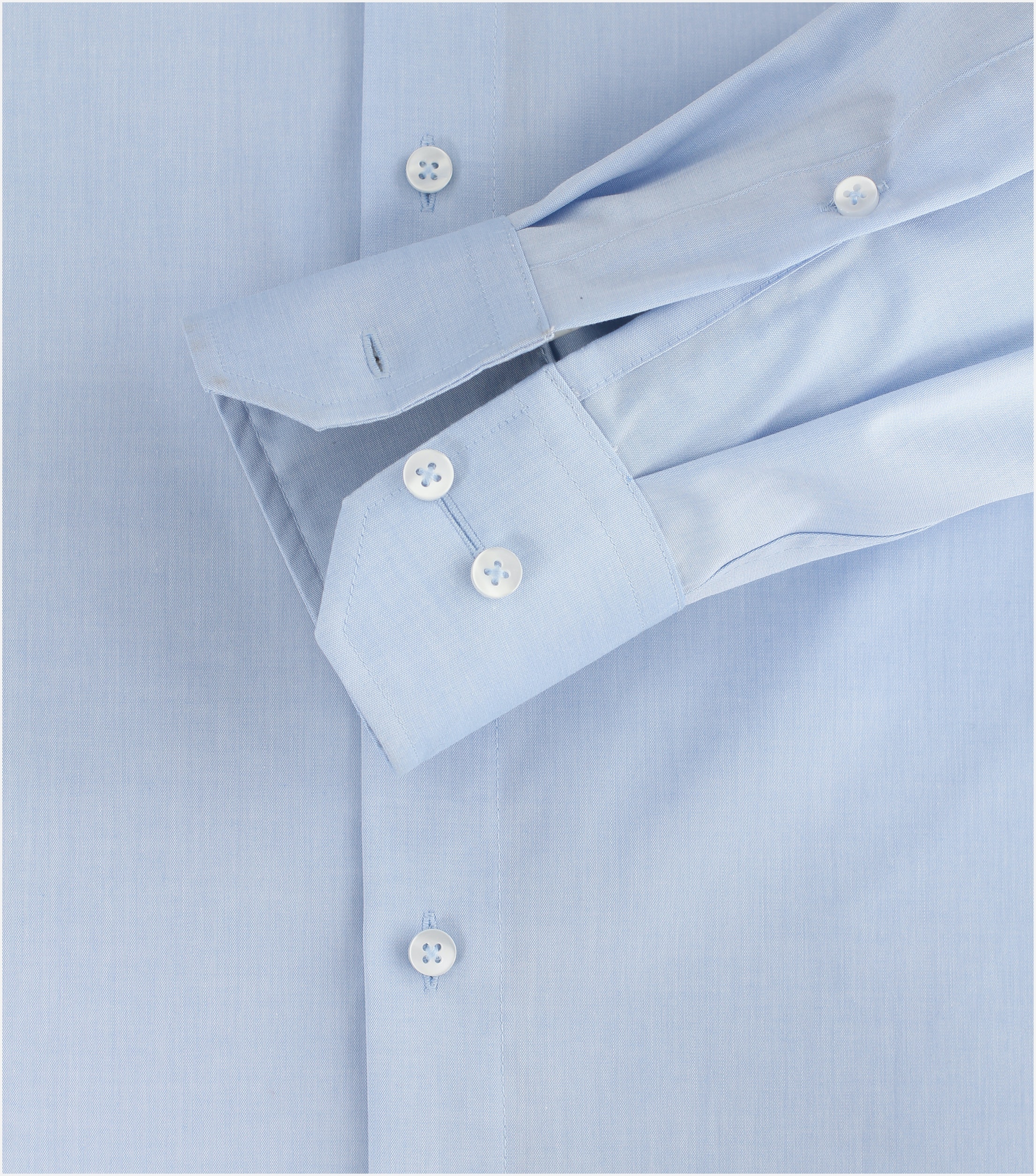 Redmond comfort fit overhemd, popeline, blauw