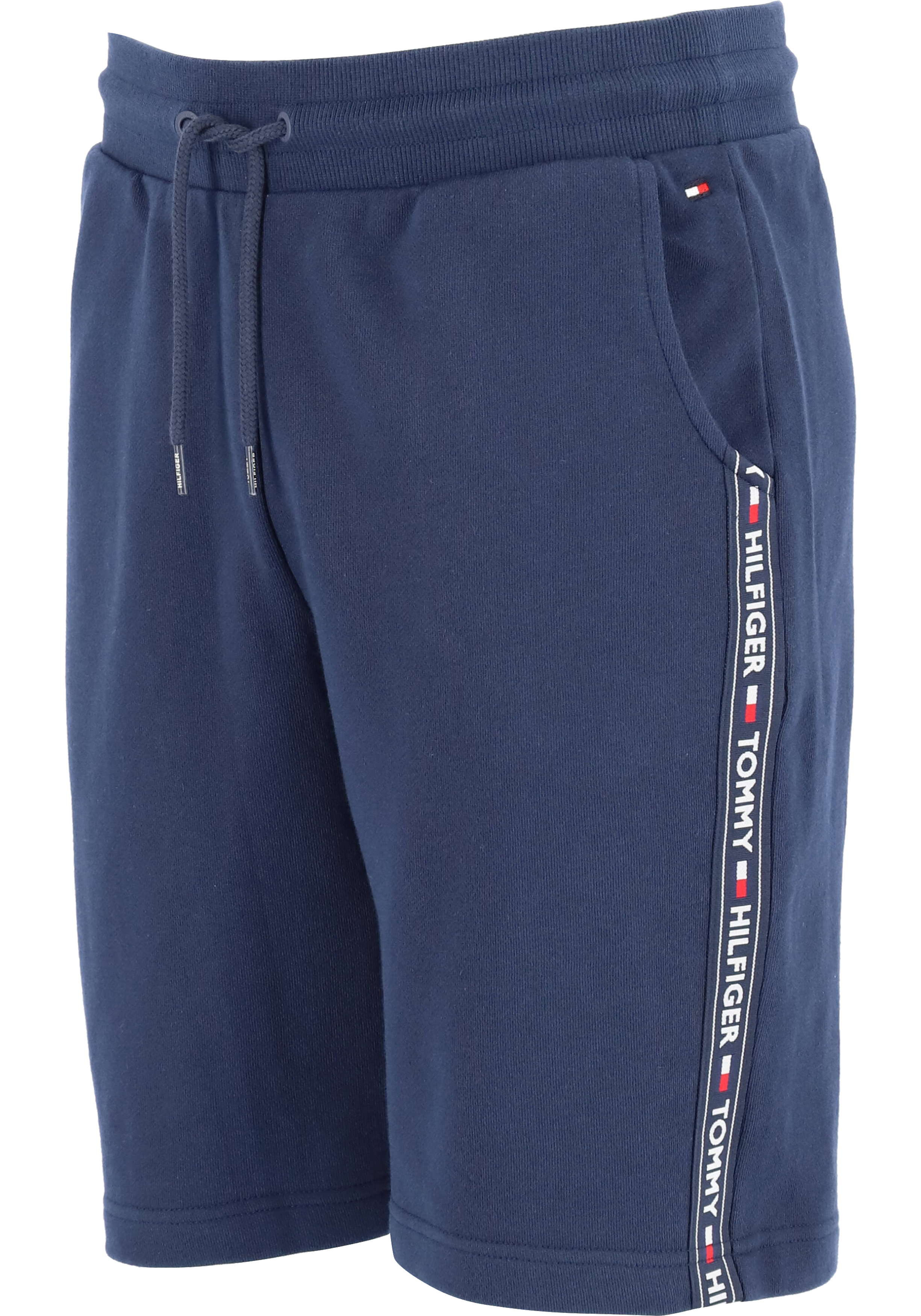 Tommy Hilfiger Authentic short, heren joggingbroek kort, normale dikte, donkerblauw