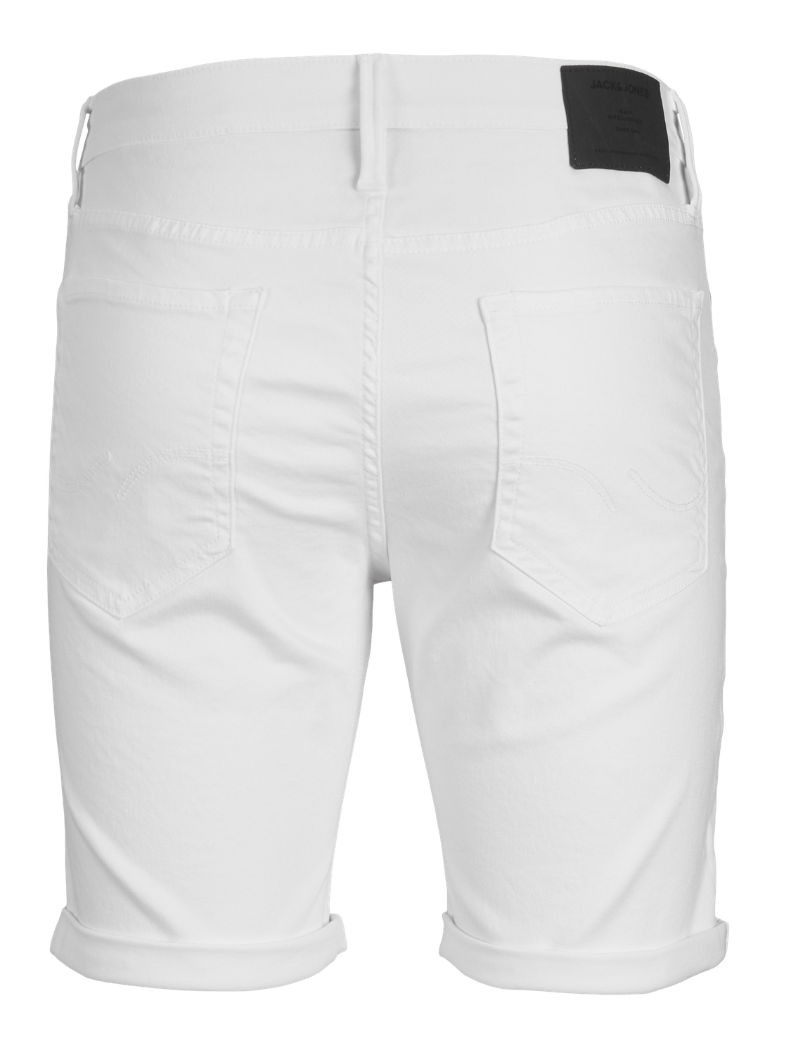 JACK & JONES Rick Icon Shorts regular fit, heren korte broek, wit
