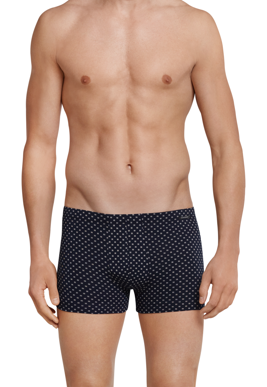 SCHIESSER Dark Sapphire boxer (1-pack), heren short donkerblauw