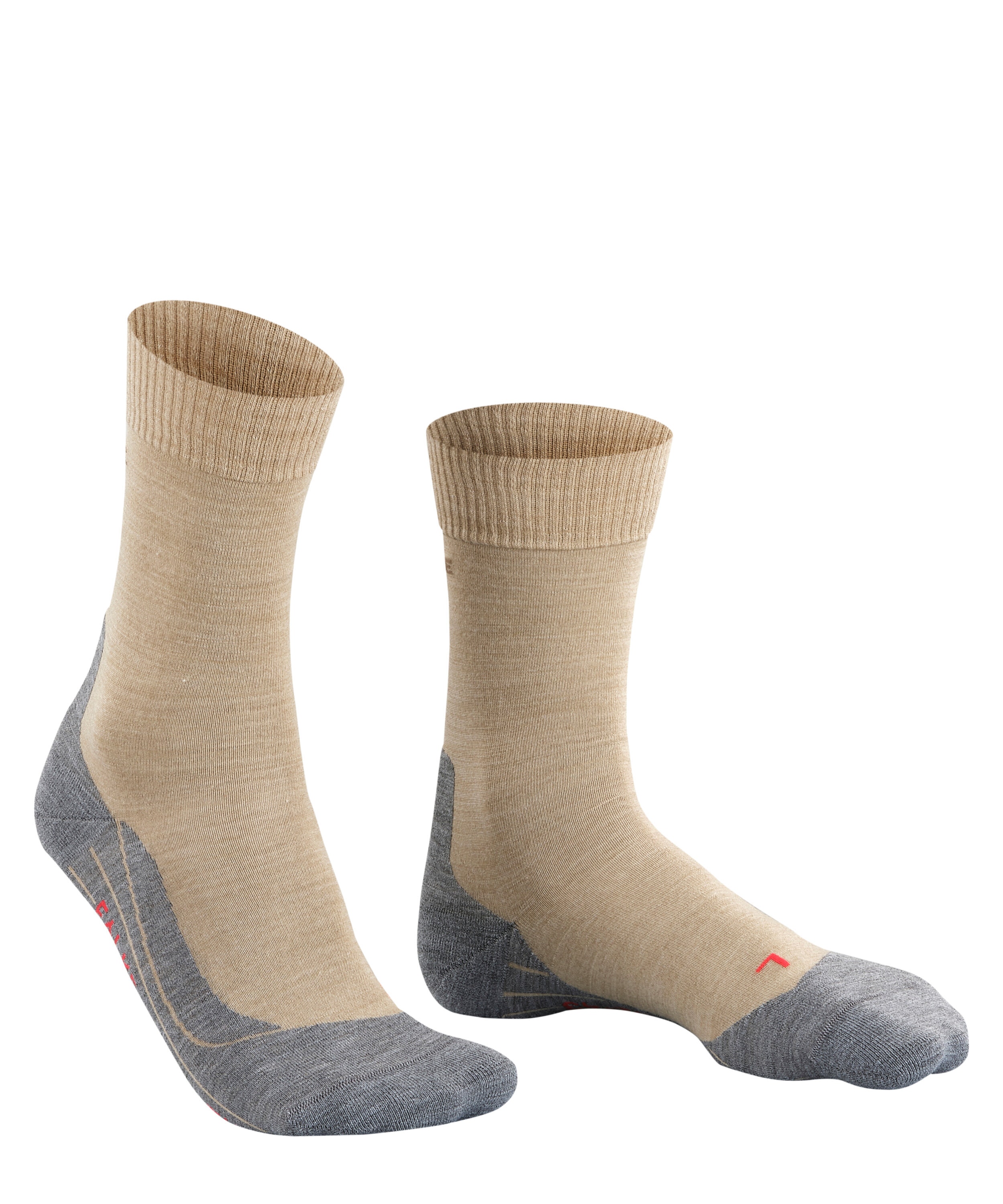 FALKE TK5 Wander heren trekking sokken, beige melange (nature melange)
