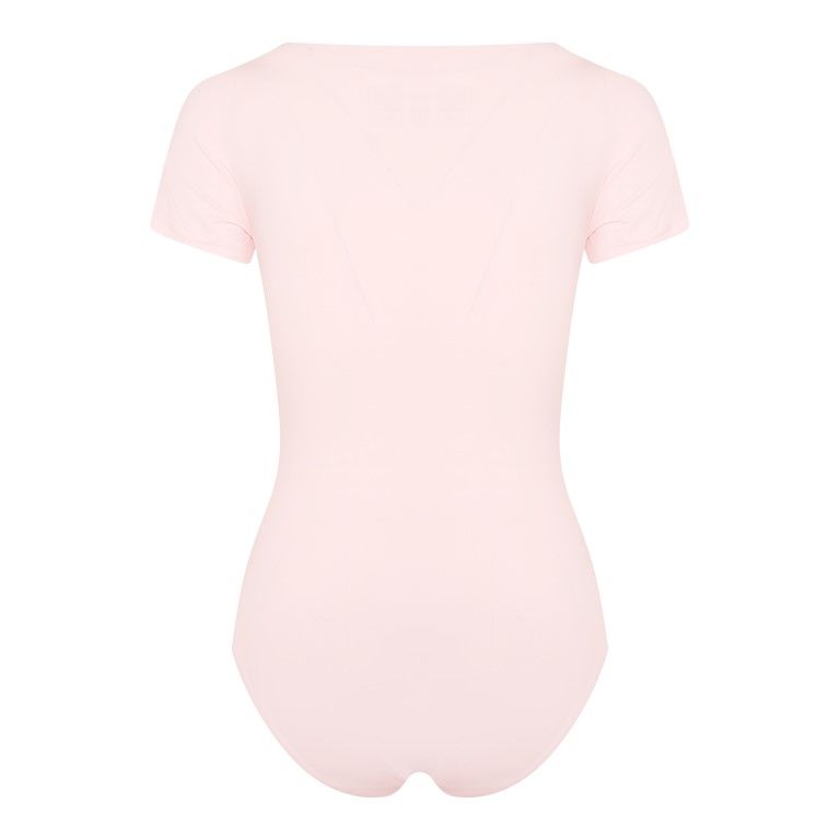 RJ Bodywear Pure Color dames body (1-pack), roze