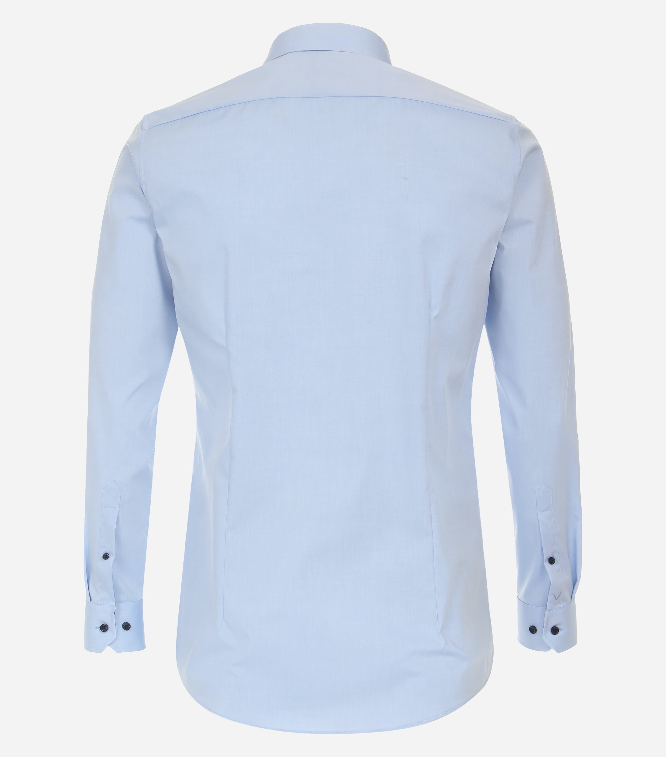 VENTI body fit overhemd, popeline, blauw
