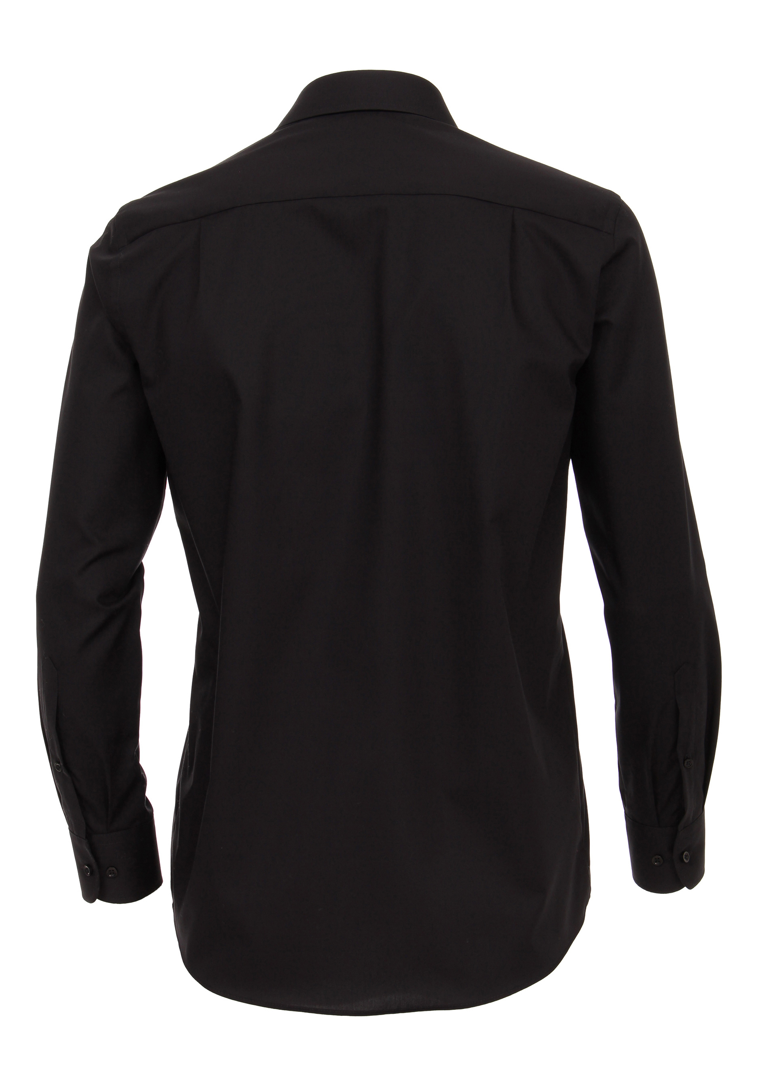 Redmond regular fit overhemd, zwart