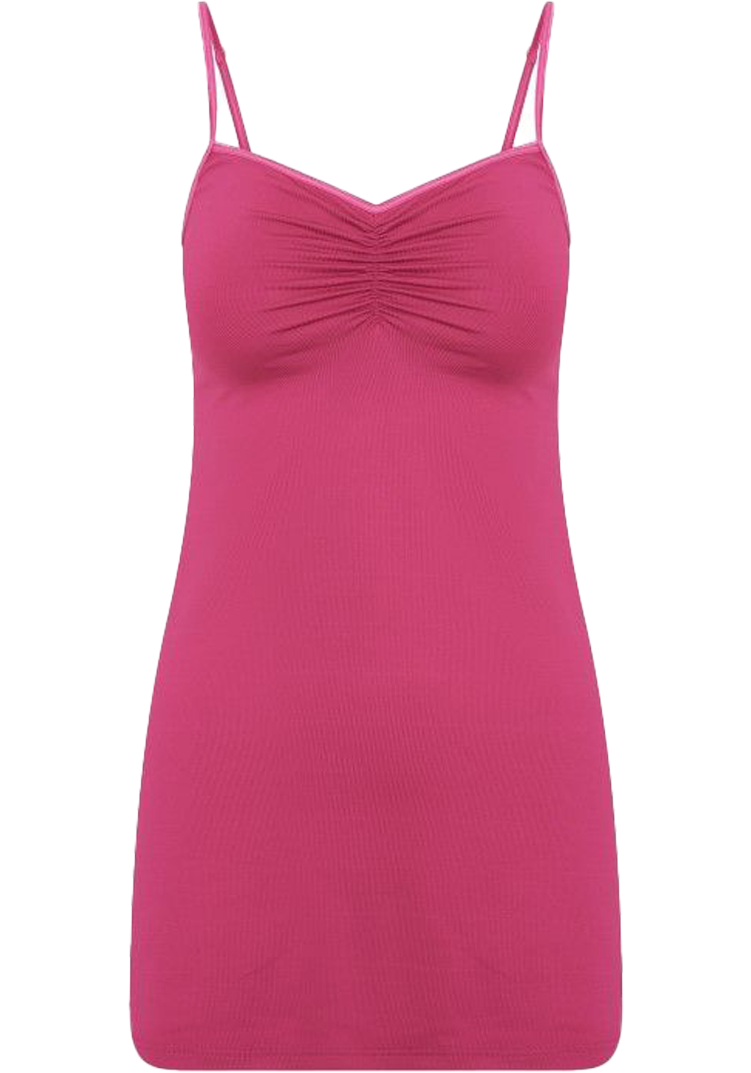 RJ Bodywear Pure Color dames (strand) jurkje (1-pack), fuchsia