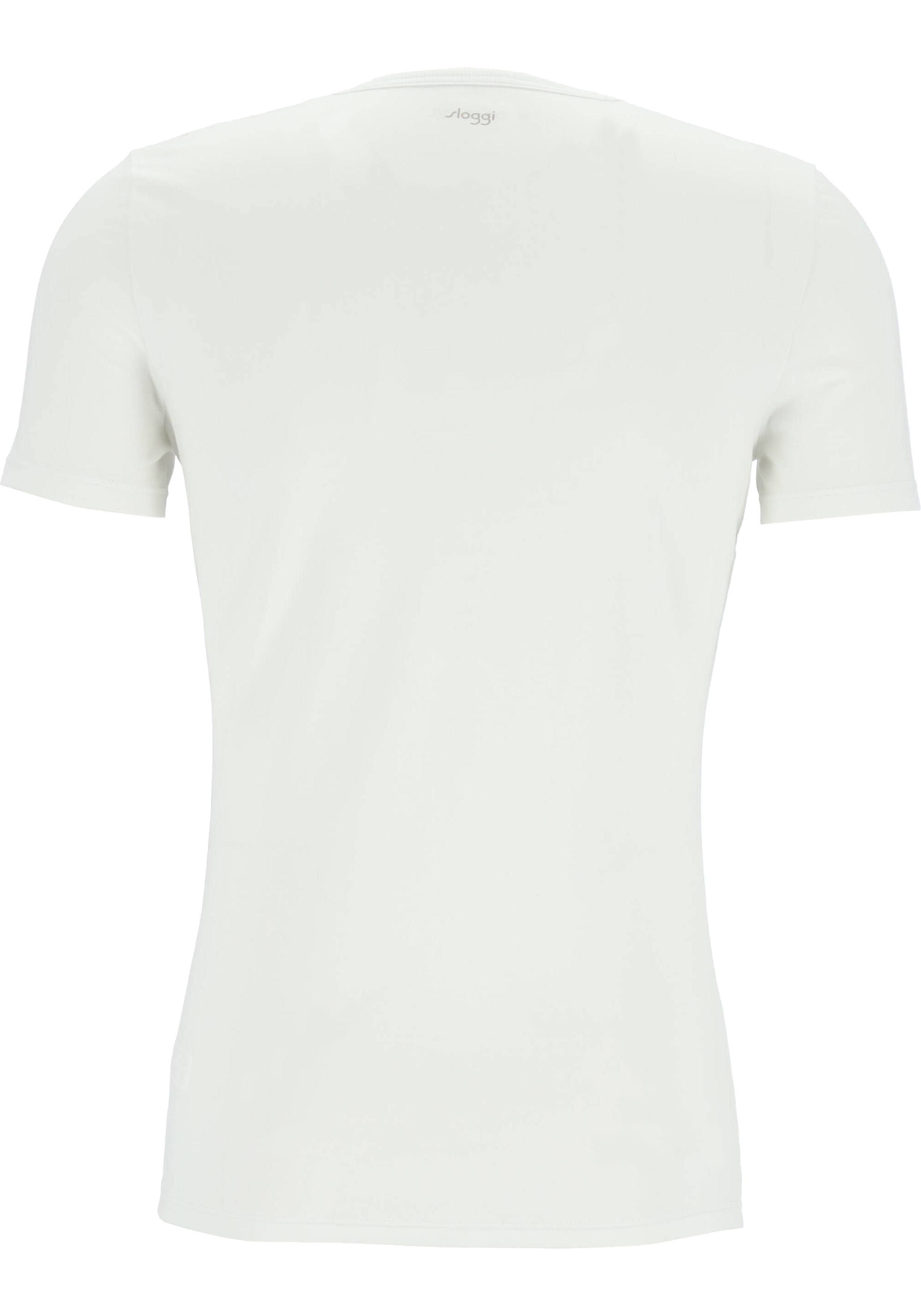Sloggi Men GO Shirt V-Neck Slim Fit, heren T-shirt (1-pack), wit