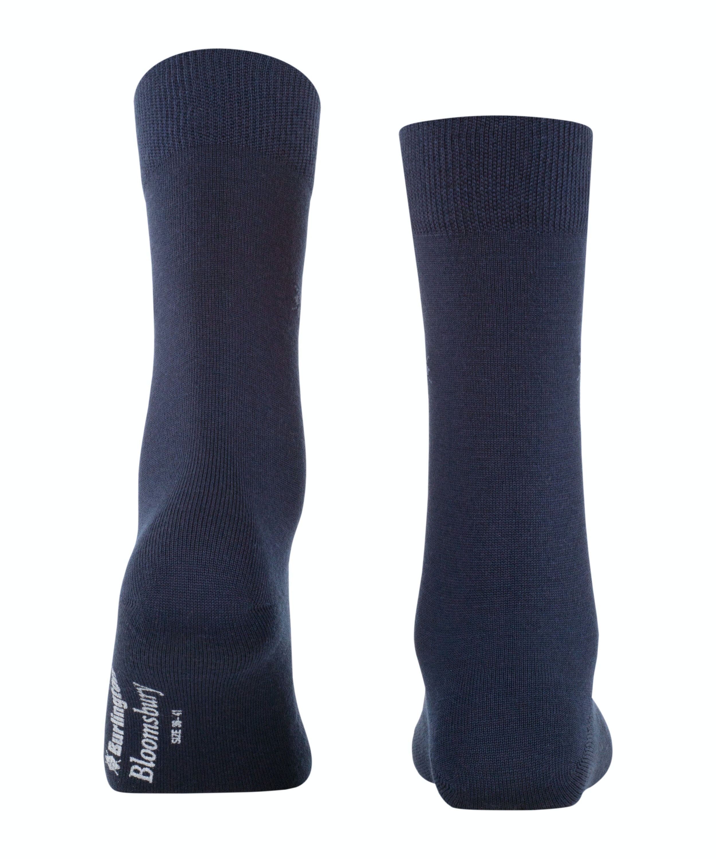 Burlington Bloomsbury damessokken, blauw (marine)