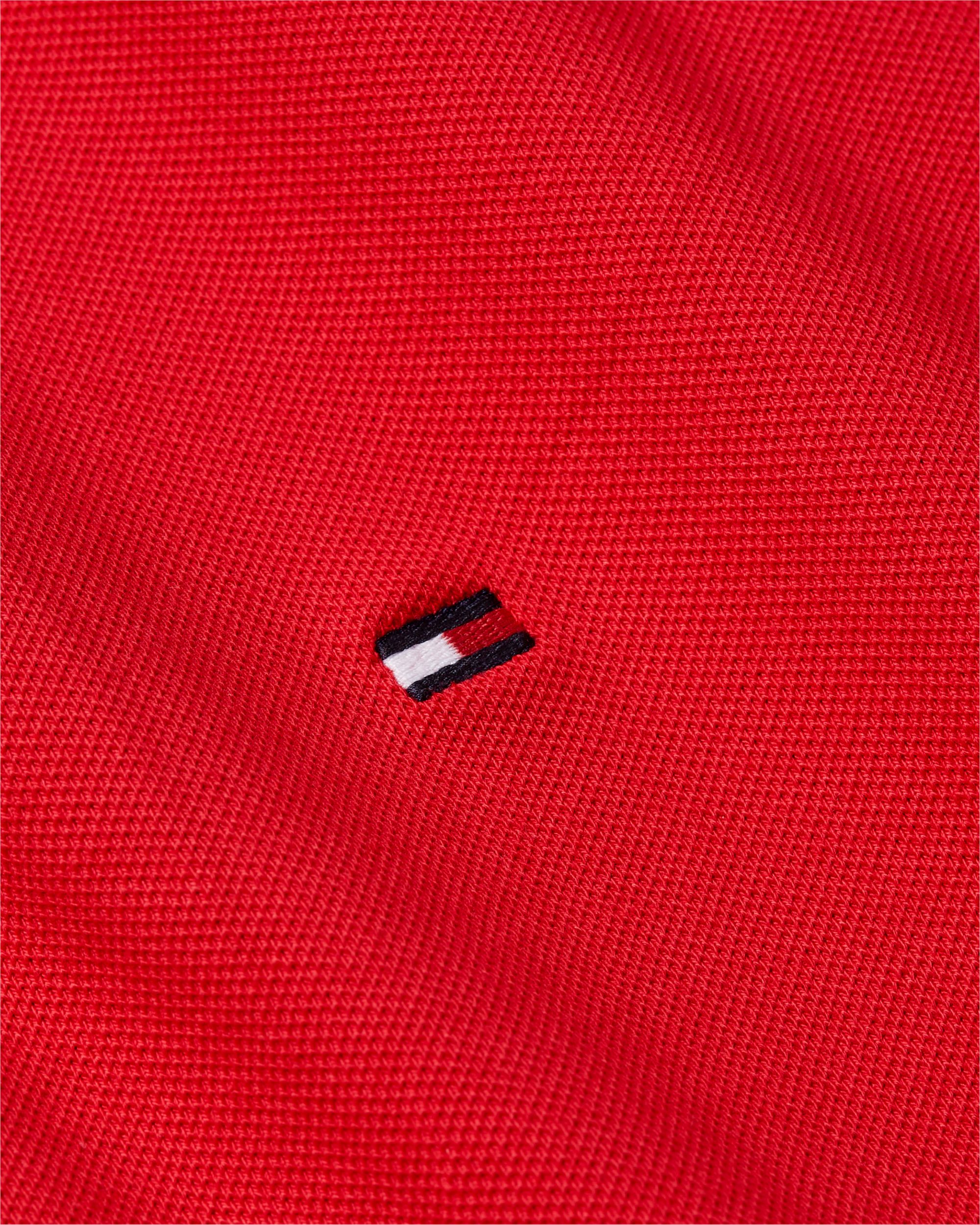 Tommy Hilfiger 1985 Slim Polo, heren poloshirt, rood