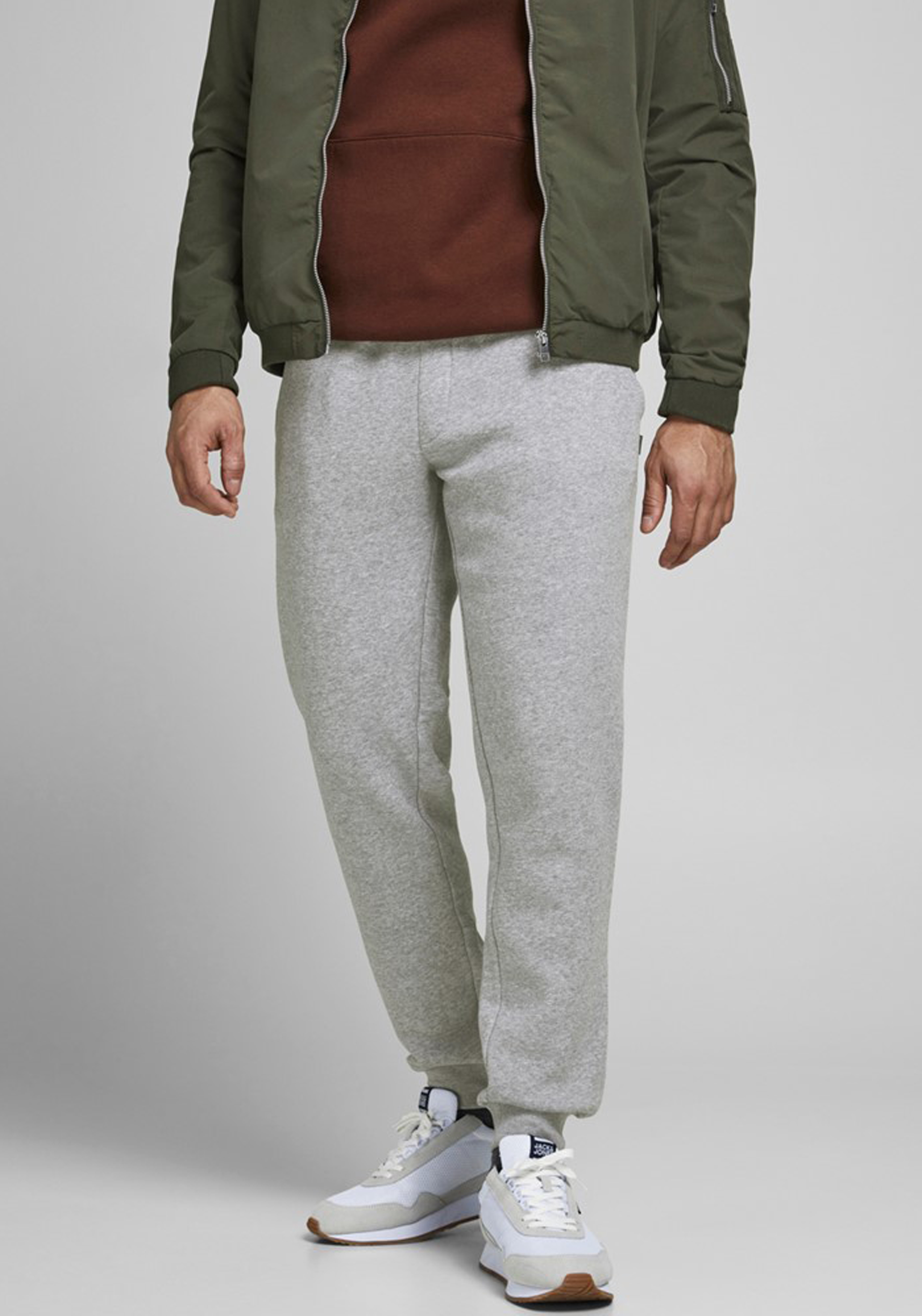 JACK & JONES Gordon Soft joggingbroek, lichtgrijs