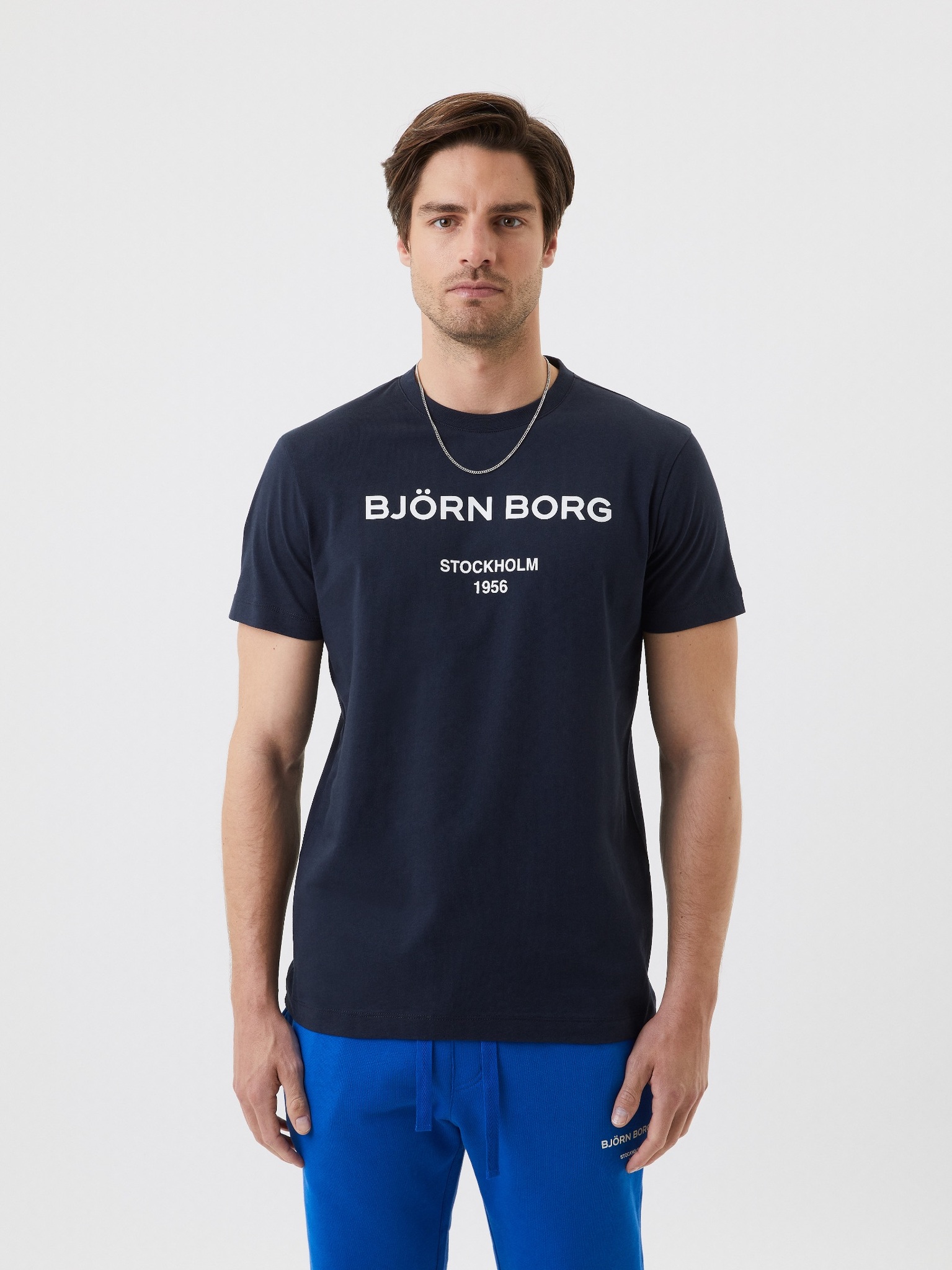 Bjorn Borg logo T-shirt, blauw