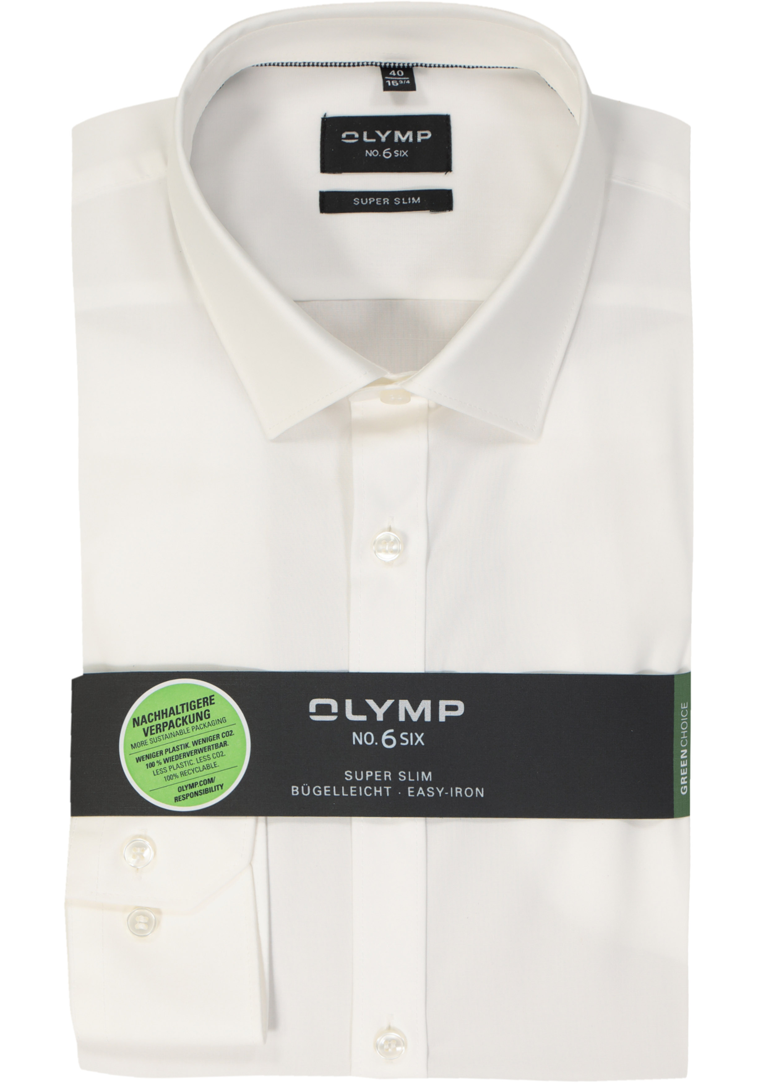 OLYMP No. Six super slim fit overhemd, beige