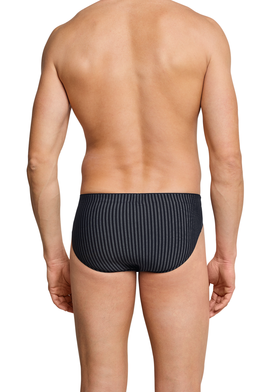SCHIESSER Long Life Soft slip (1-pack), heren supermini blauwzwart