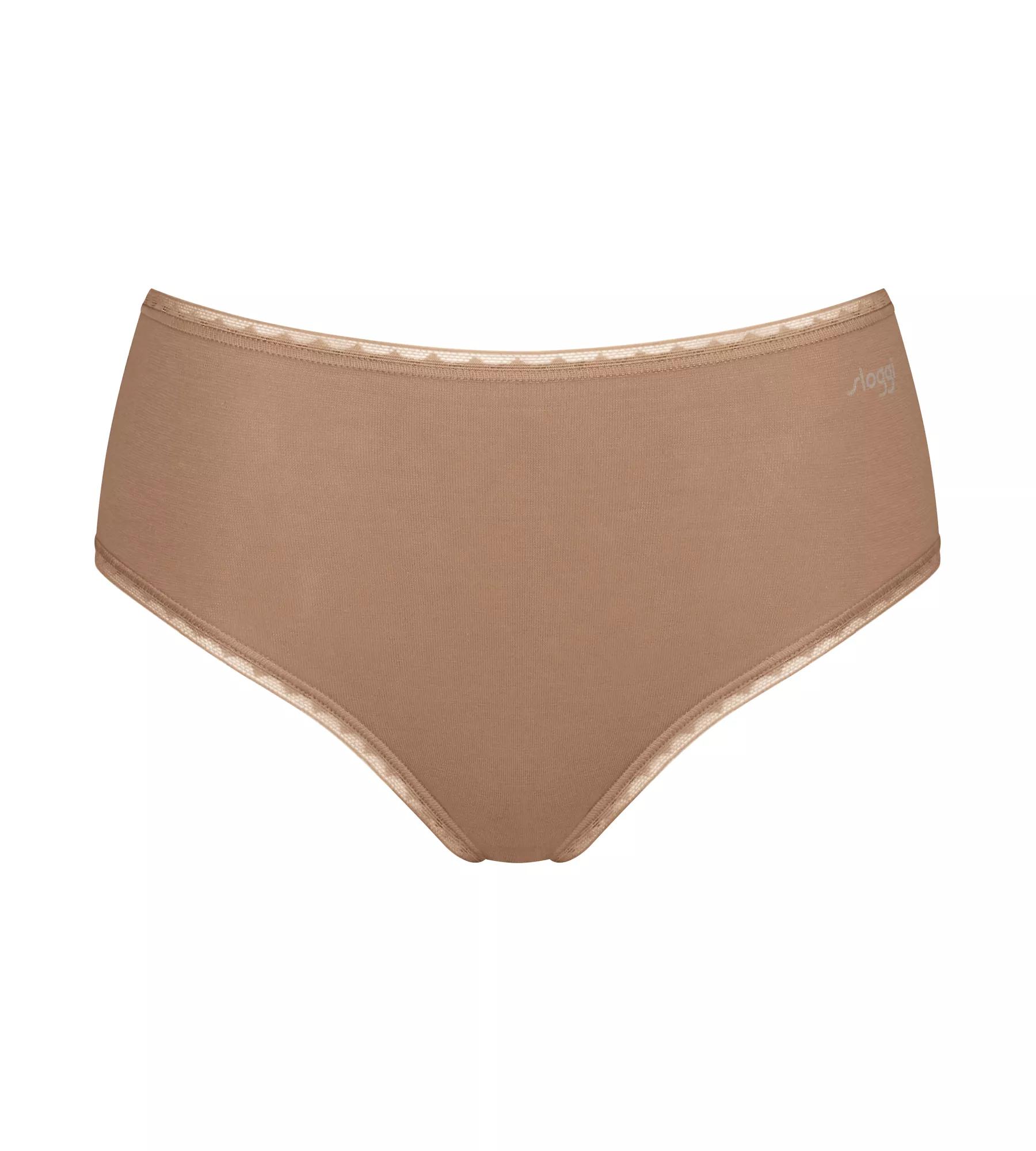 Sloggi Women GO High waist (2-pack), dames slip, bruin