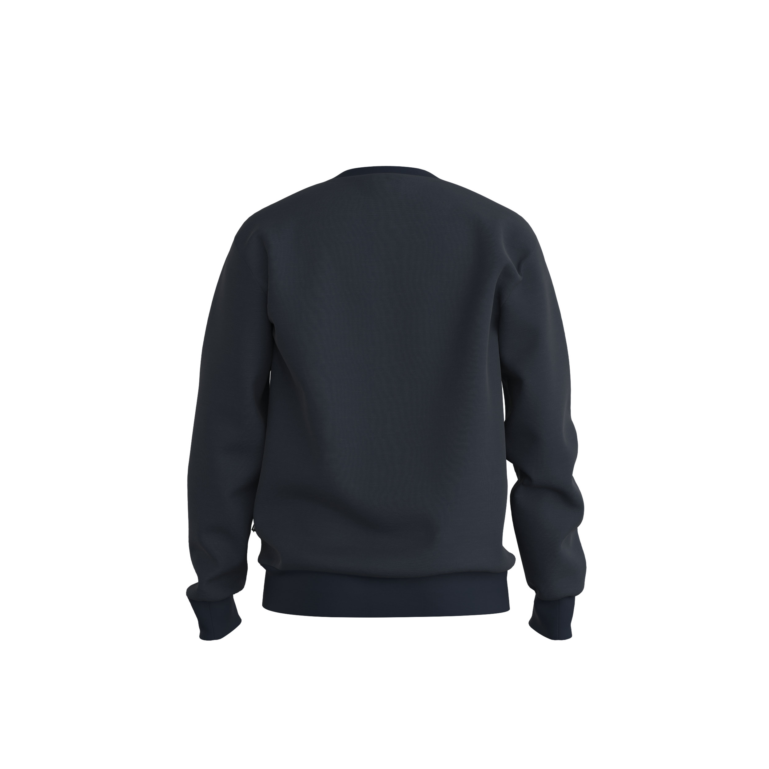 BOSS Soleri regular fit trui katoen, heren sweatshirt middeldik, donkerblauw