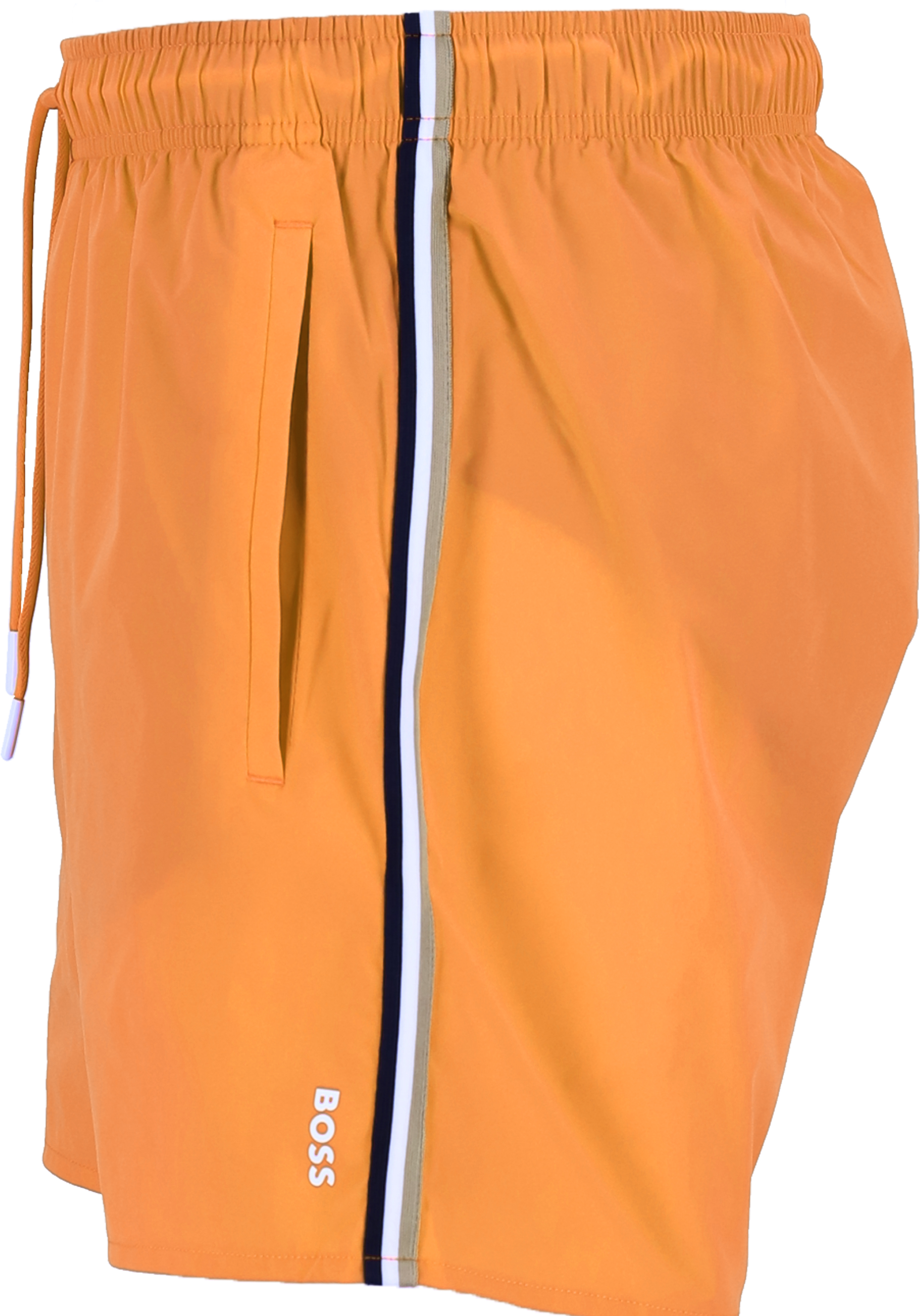 HUGO BOSS Iconic swim shorts, heren zwembroek, midden oranje