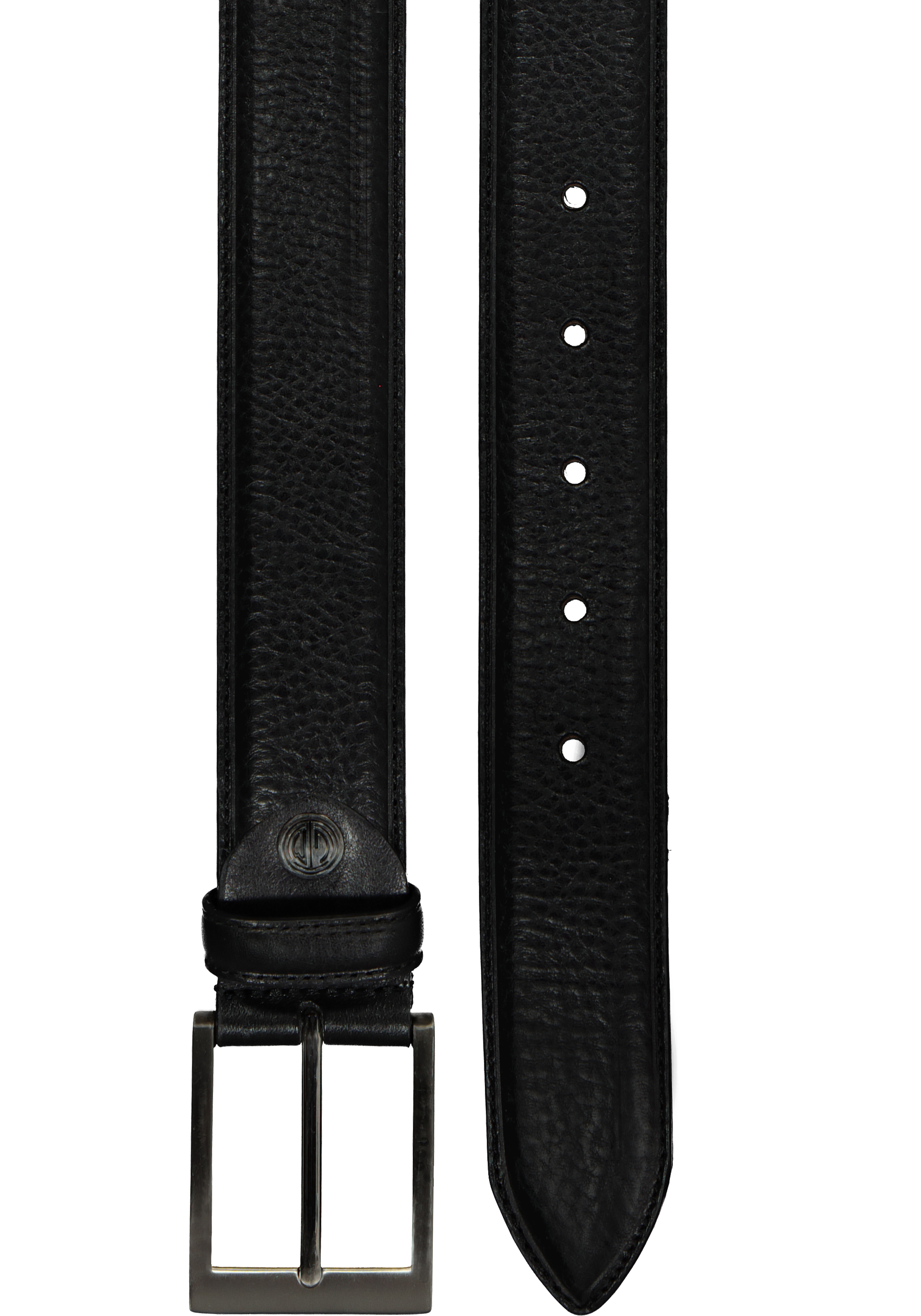 LINDENMANN leren heren riem, zwart   