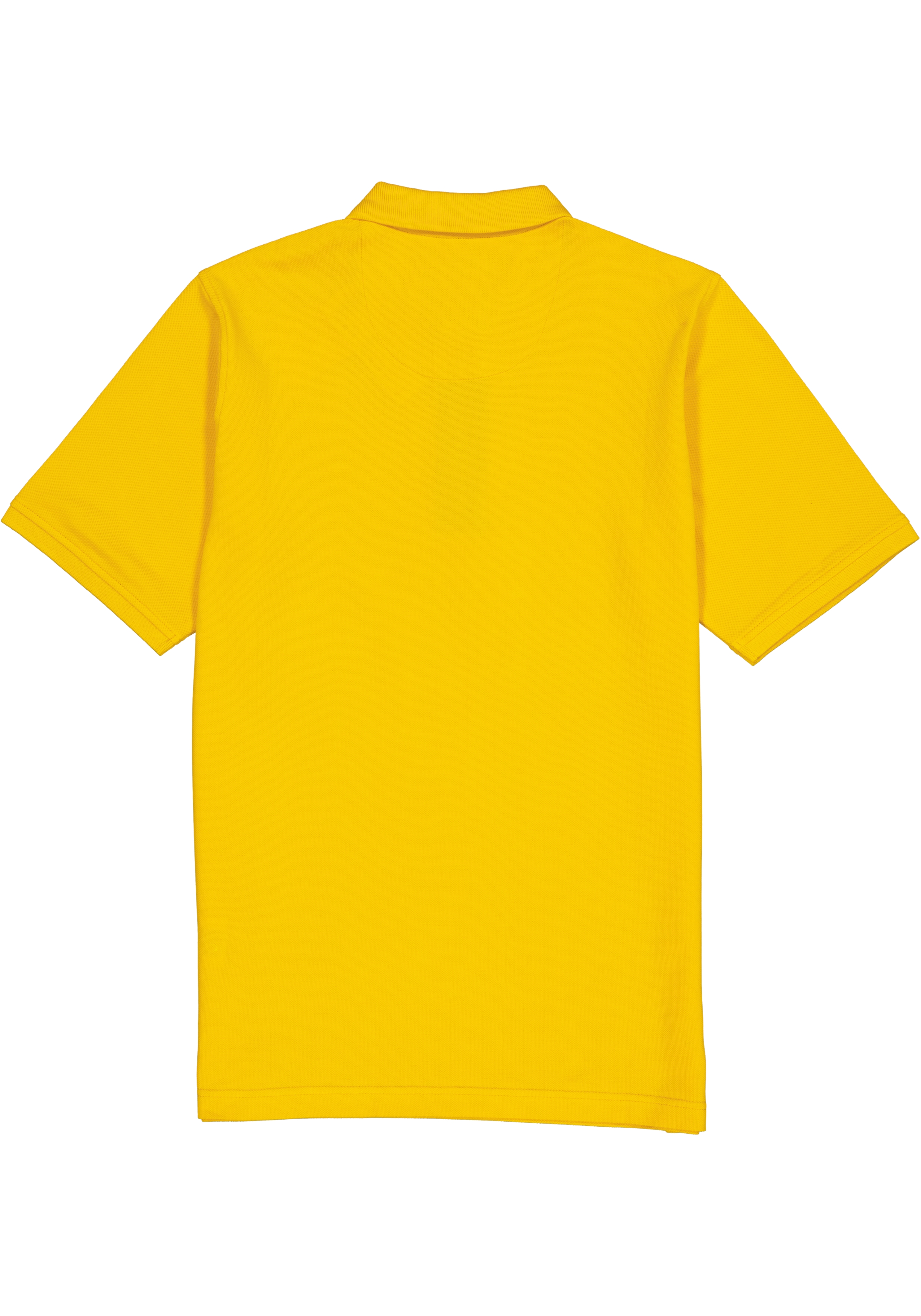 Redmond modern fit poloshirt, geel (blauw contrast)