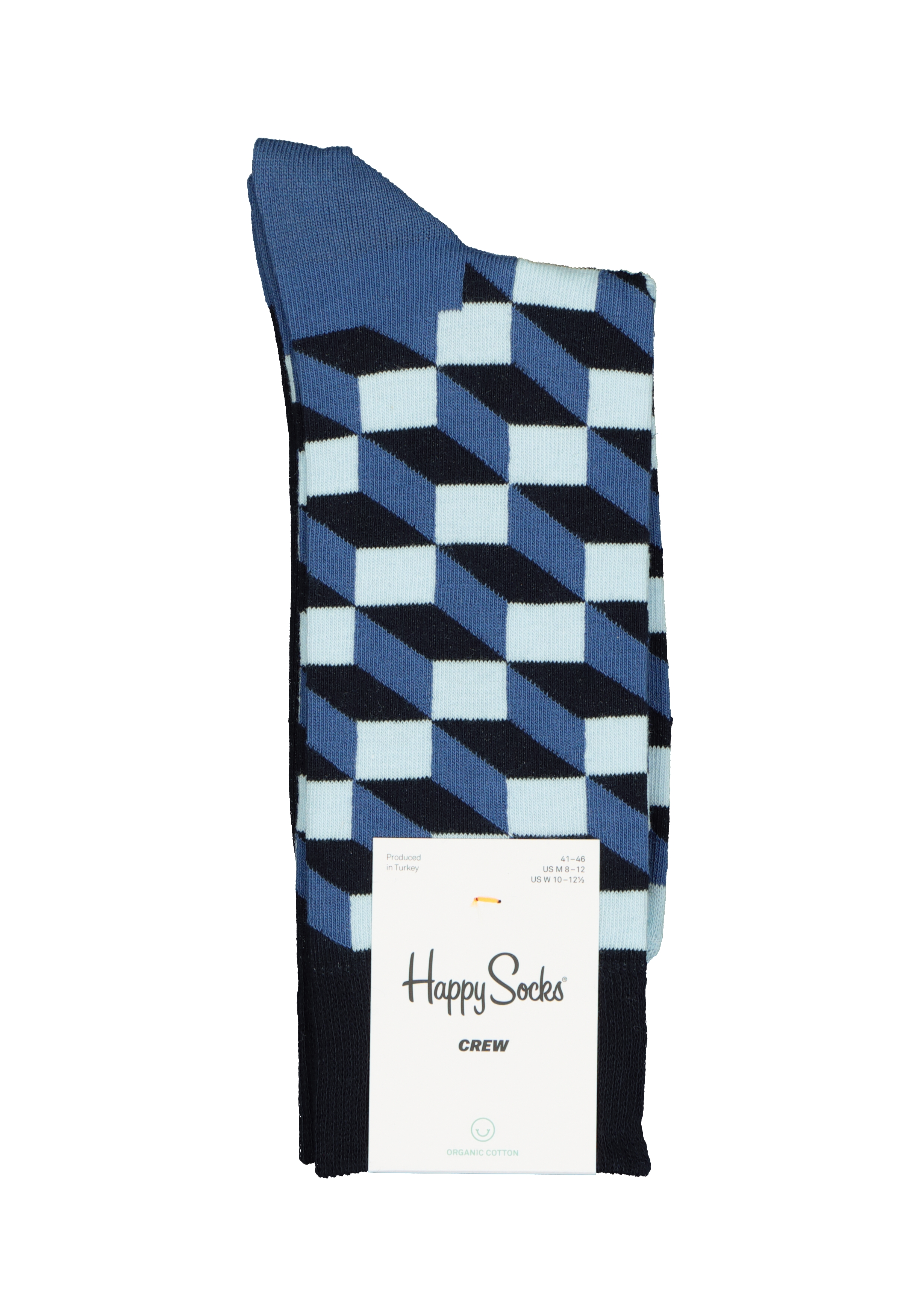 Happy Socks Filled Optic Sock, unisex sokken