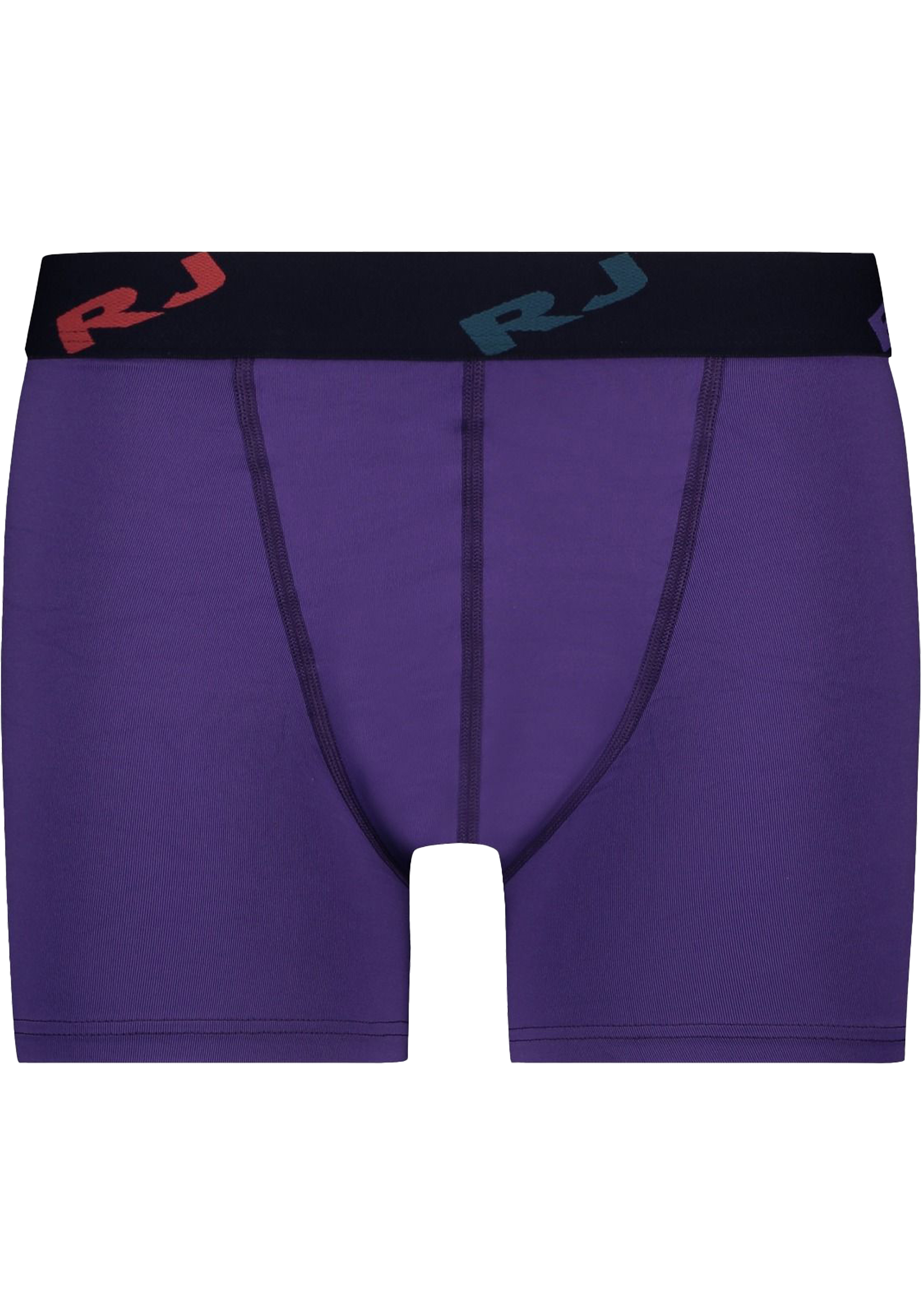 RJ Bodywear Pure Color boxer (1-pack), heren boxer lang, paars