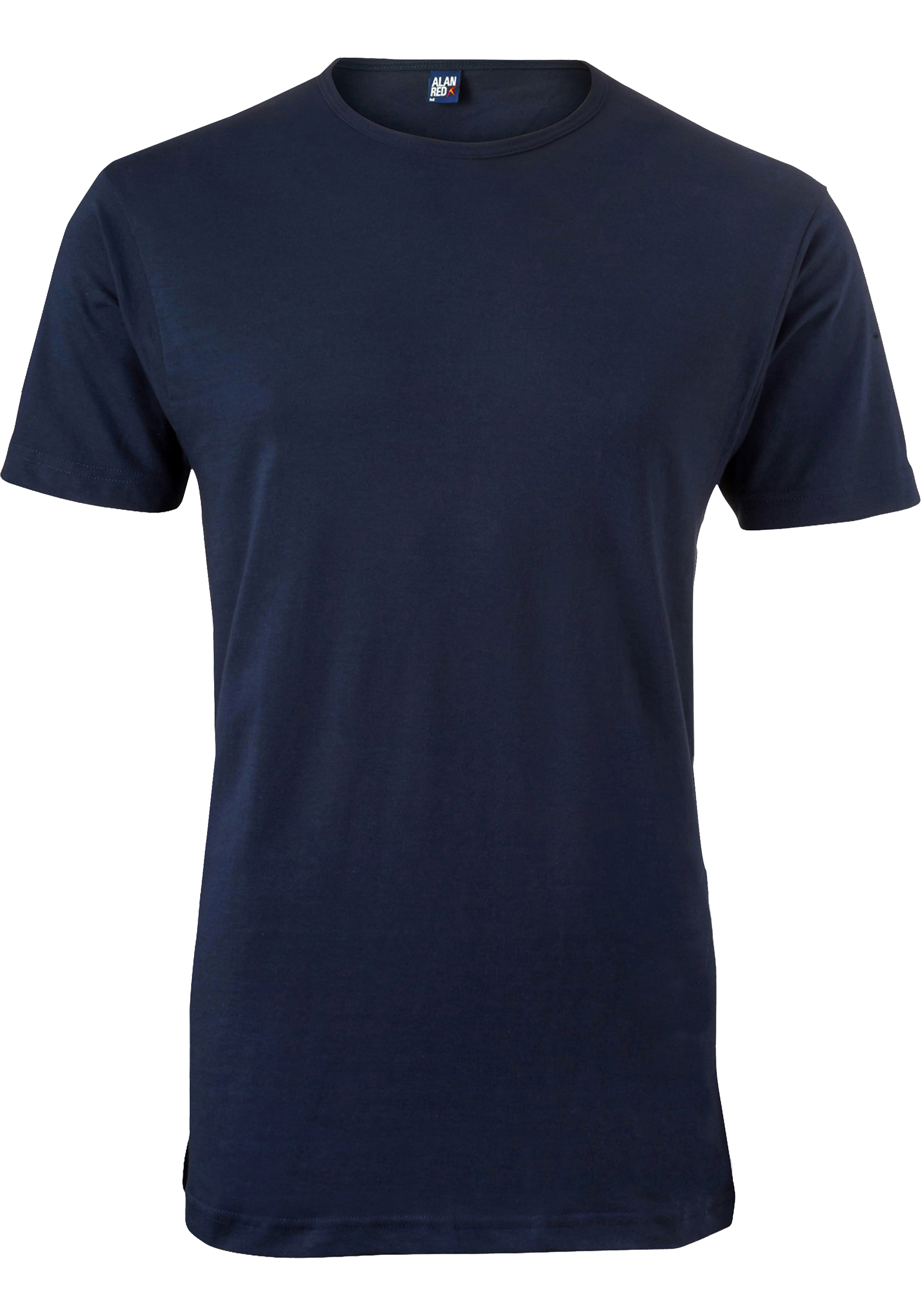 ALAN RED T-shirt Derby extra lang (2-pack), O-hals, donker blauw