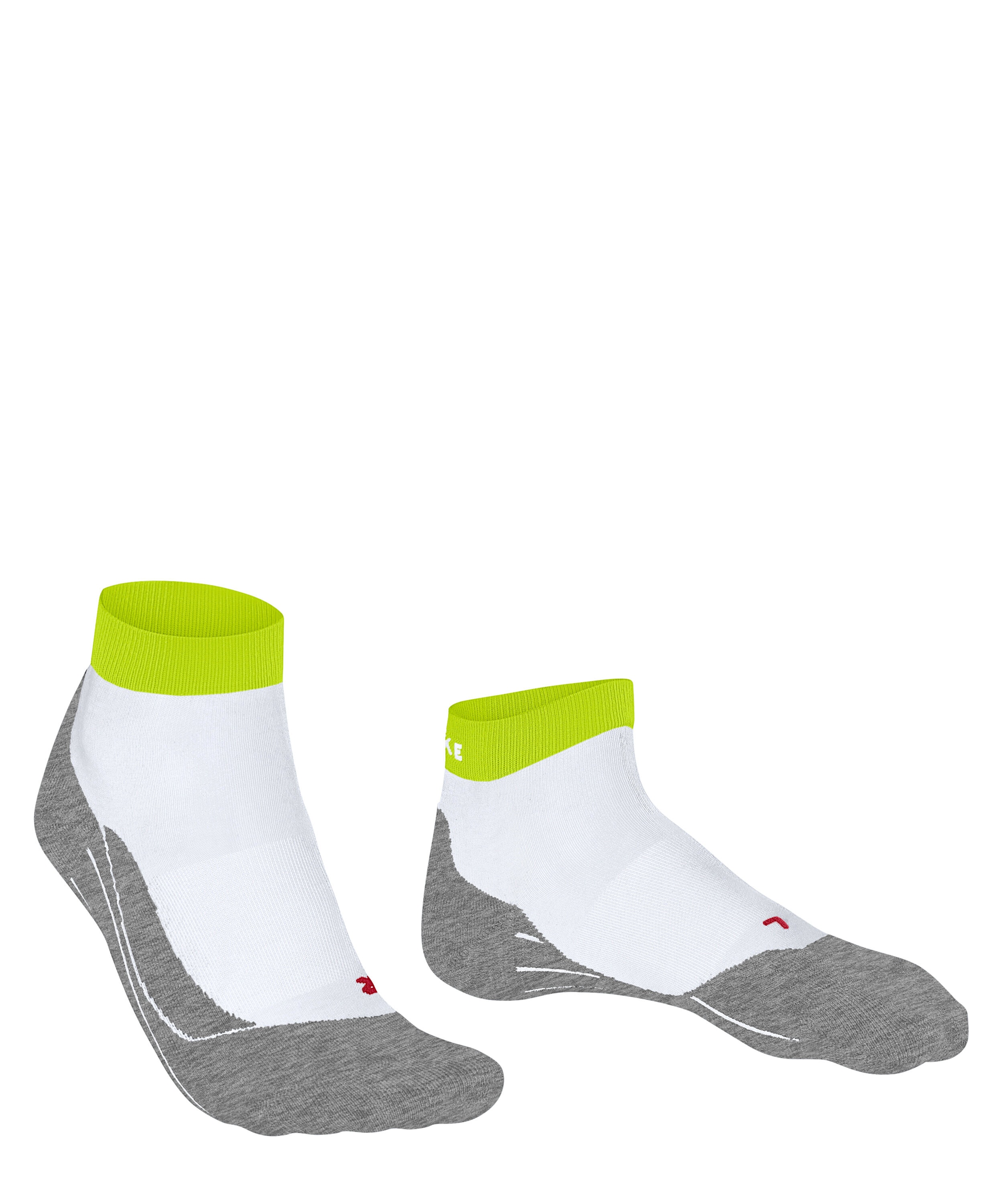 FALKE RU4 Endurance Short heren running sokken kort, wit (white)