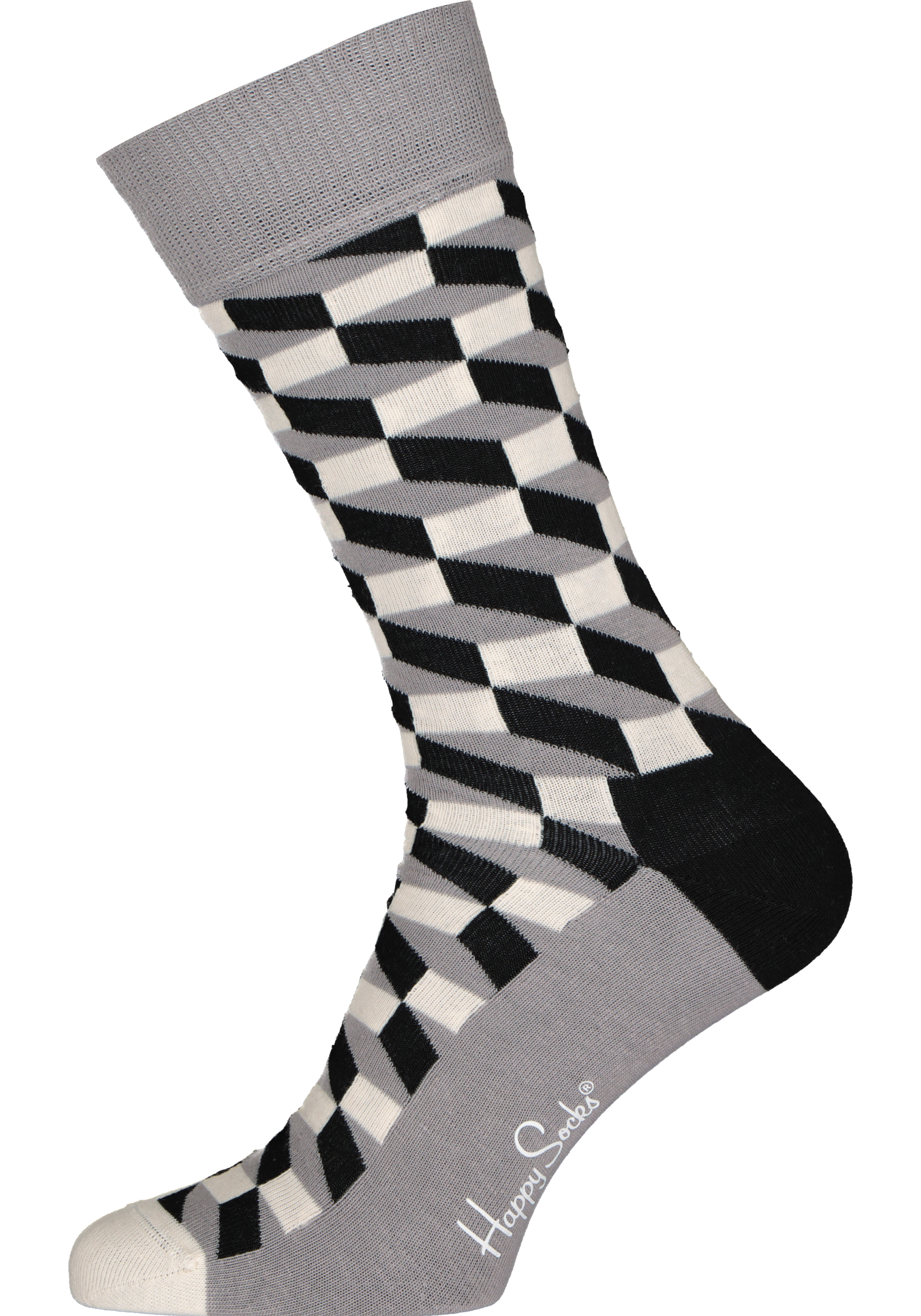 Happy Socks Classic Black & White Socks Gift Set (4-pack)