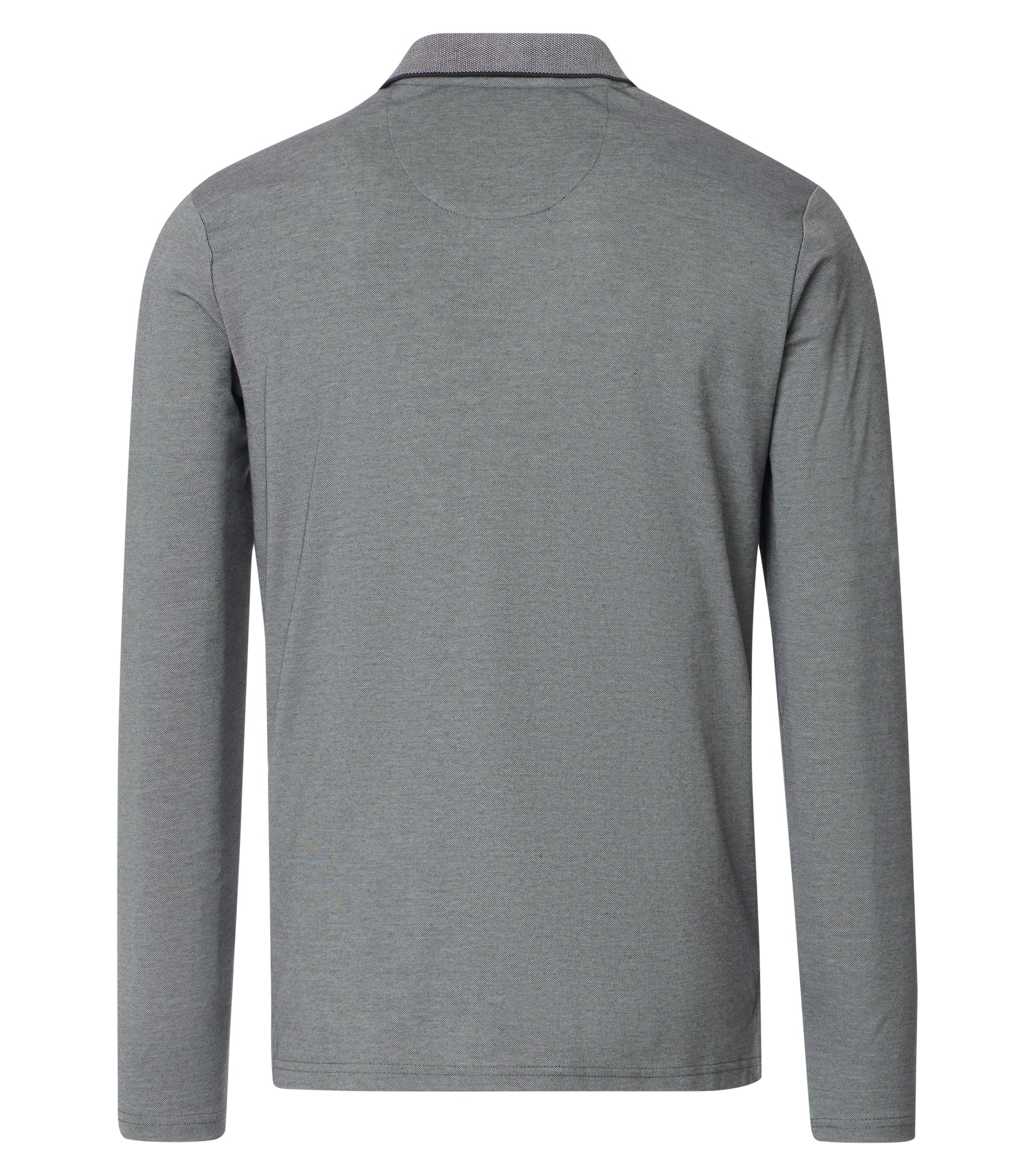 Redmond regular fit polo lange mouw, jersey, grijs - 912111-70