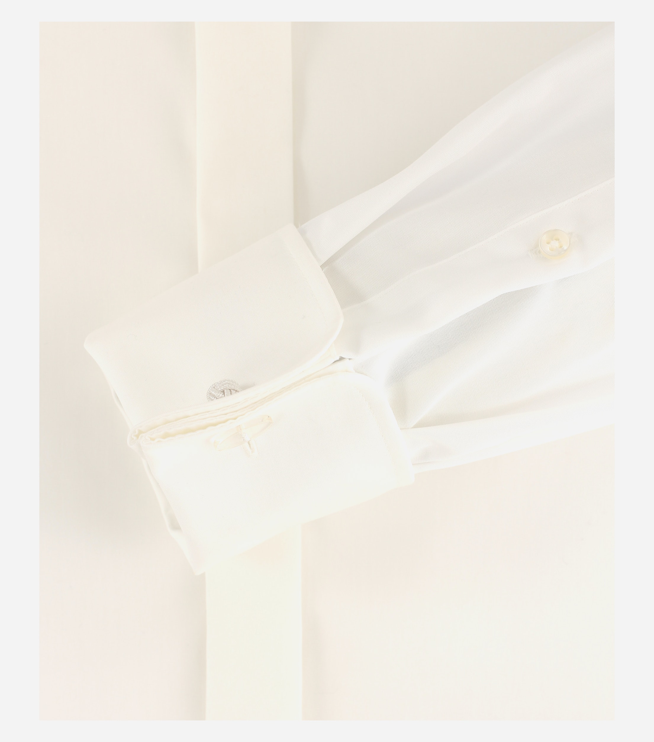 CASA MODA comfort fit overhemd (verborgen knopen), popeline, beige