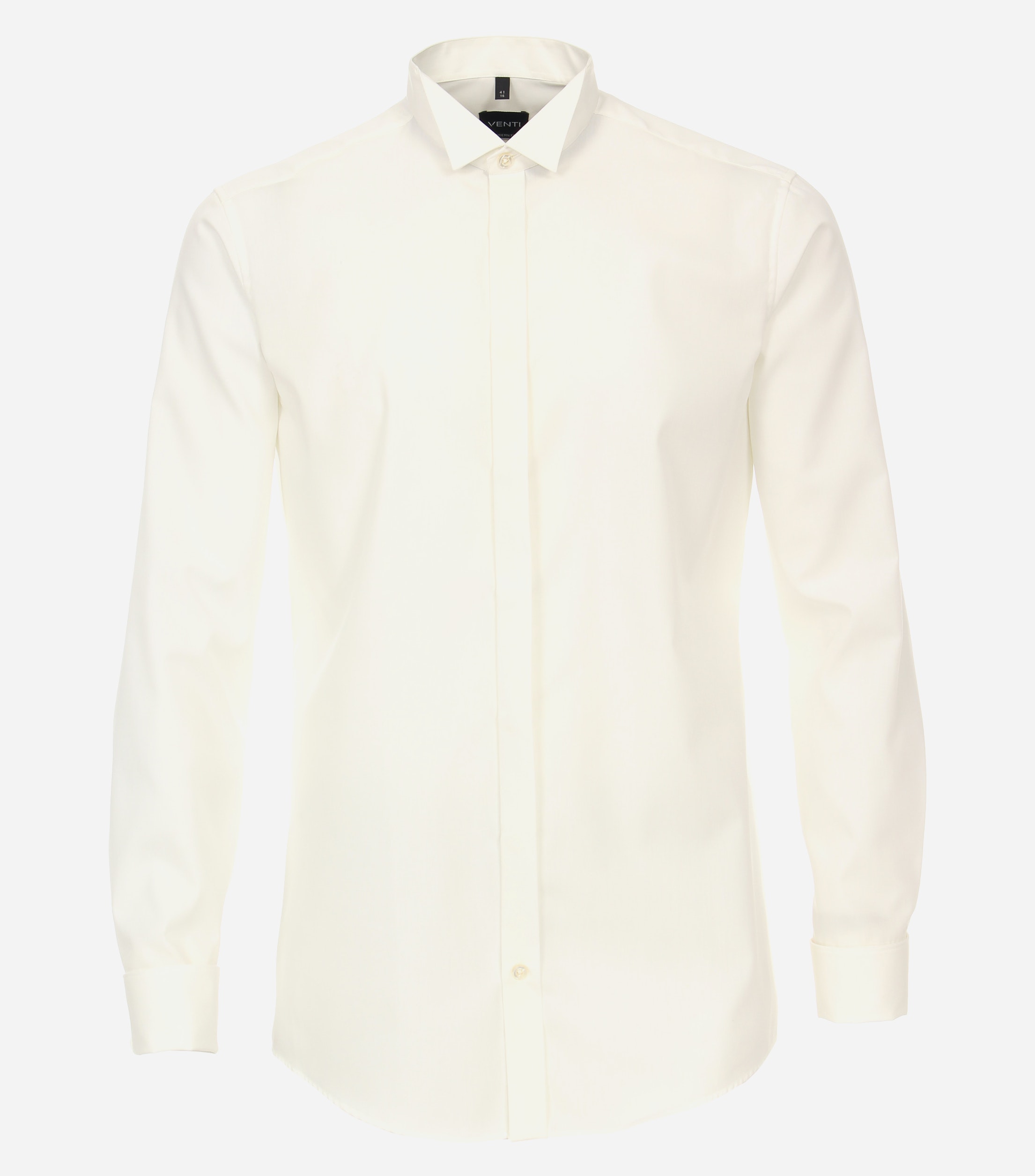 VENTI modern fit smoking overhemd, popeline, beige